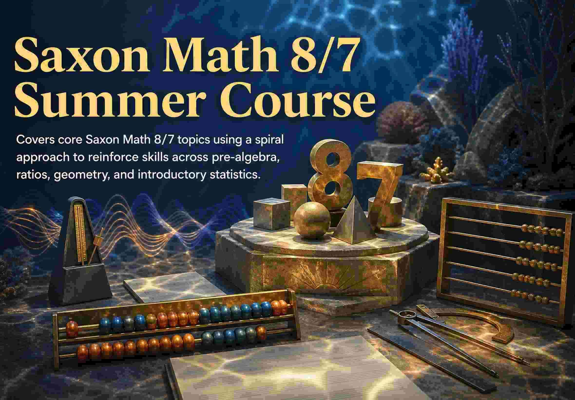 Saxon Math 8/7 Summer Course
