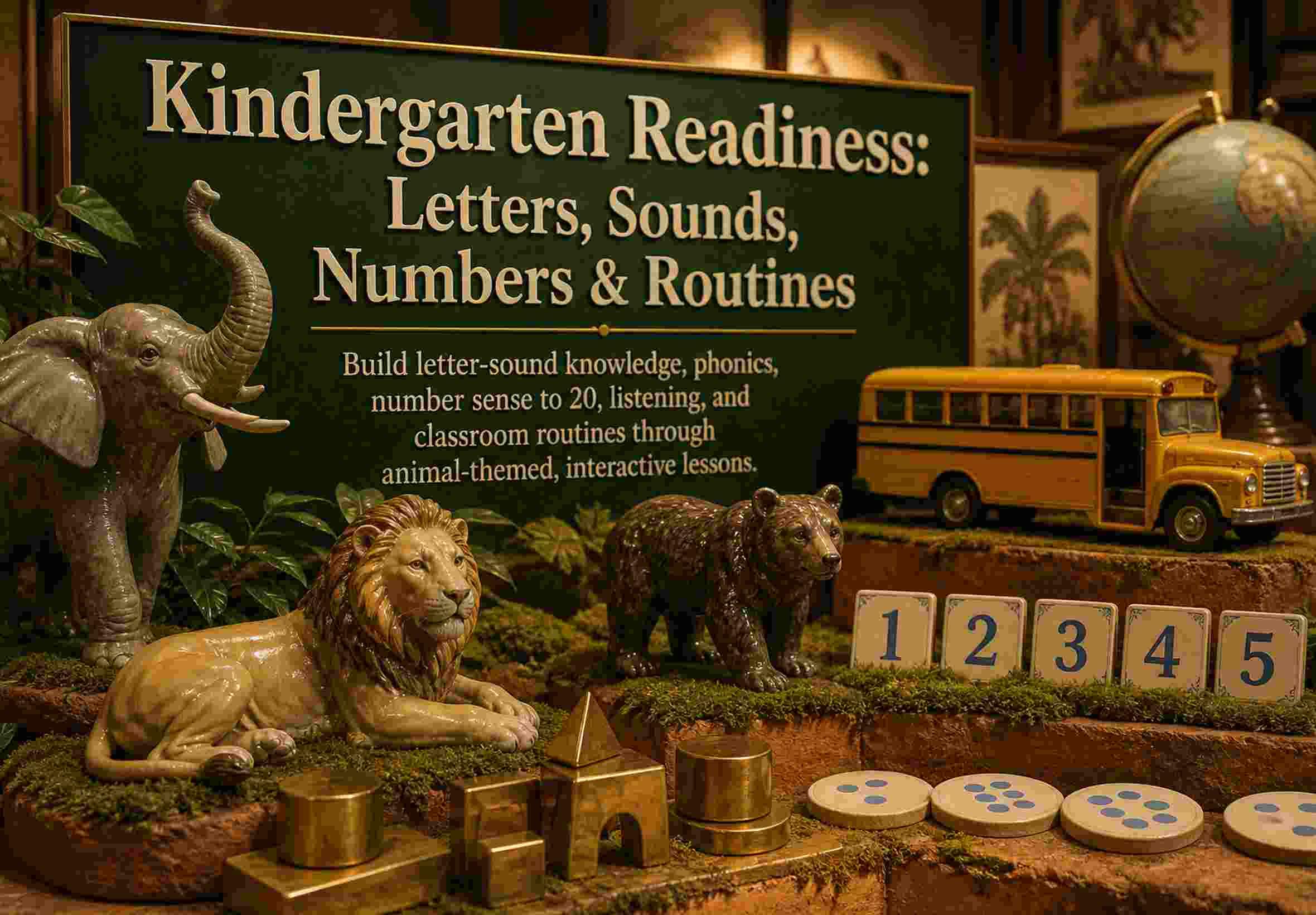 Kindergarten Readiness: Letters, Sounds, Numbers & Routines