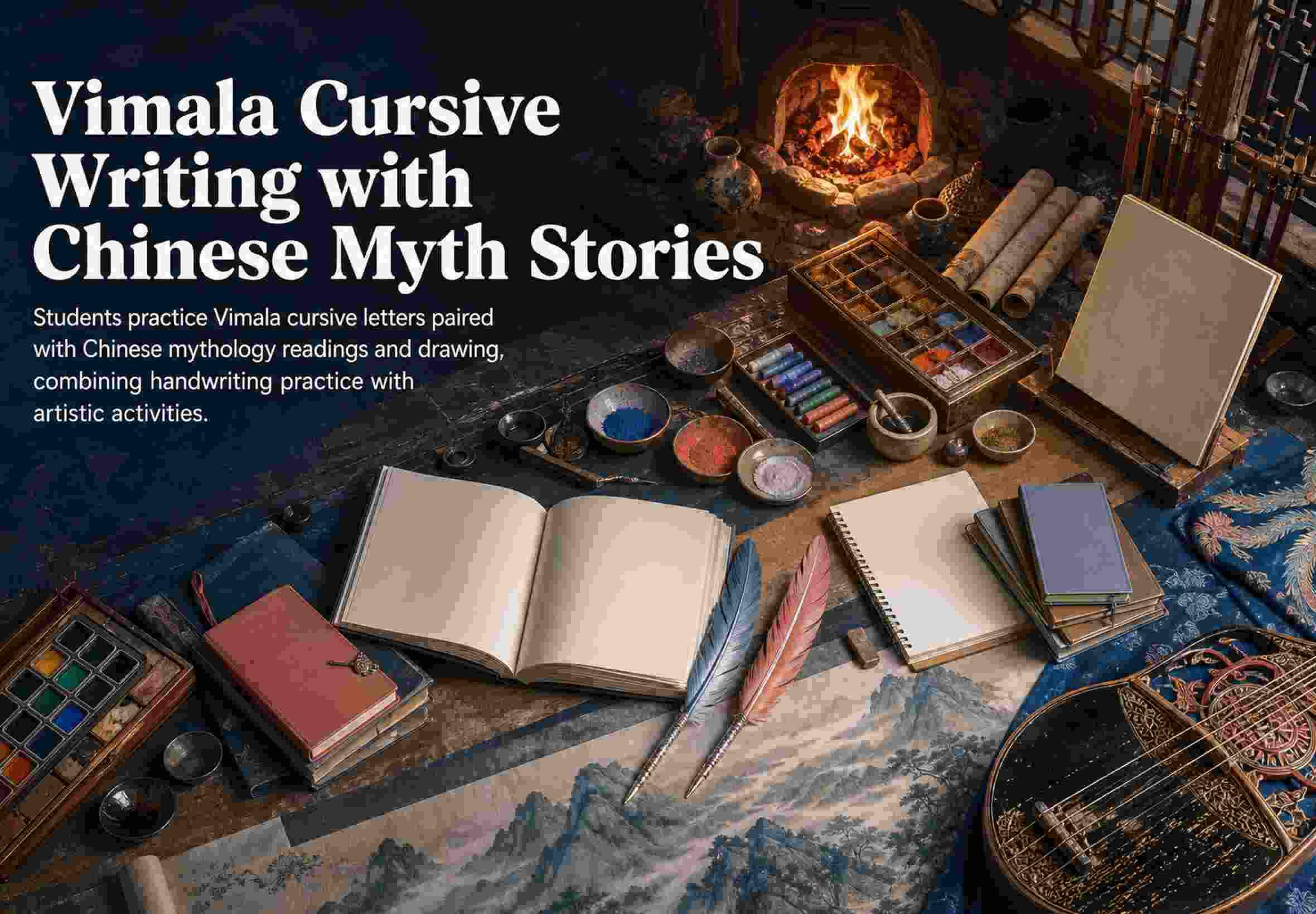 Vimala Cursive Writing with Chinese Myth Stories