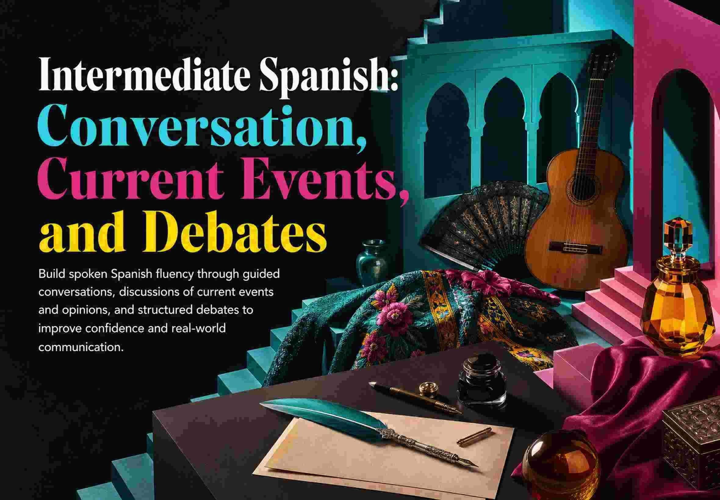 Intermediate Spanish: Conversation, Current Events, and Debates