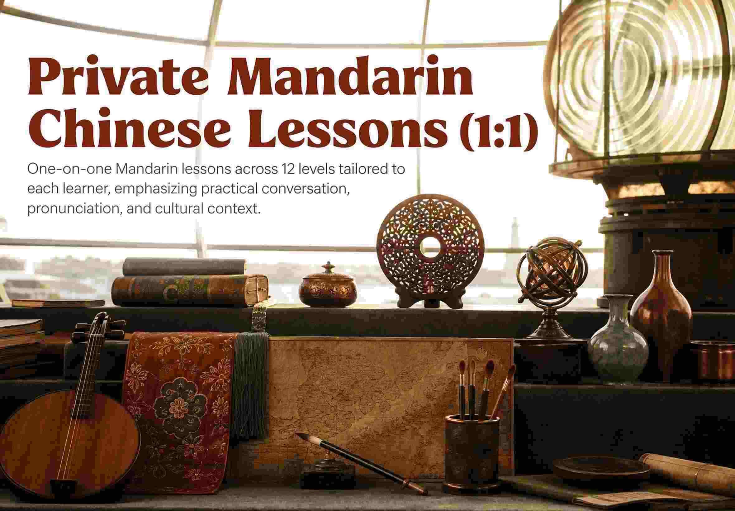 Private Mandarin Chinese Lessons (1:1)