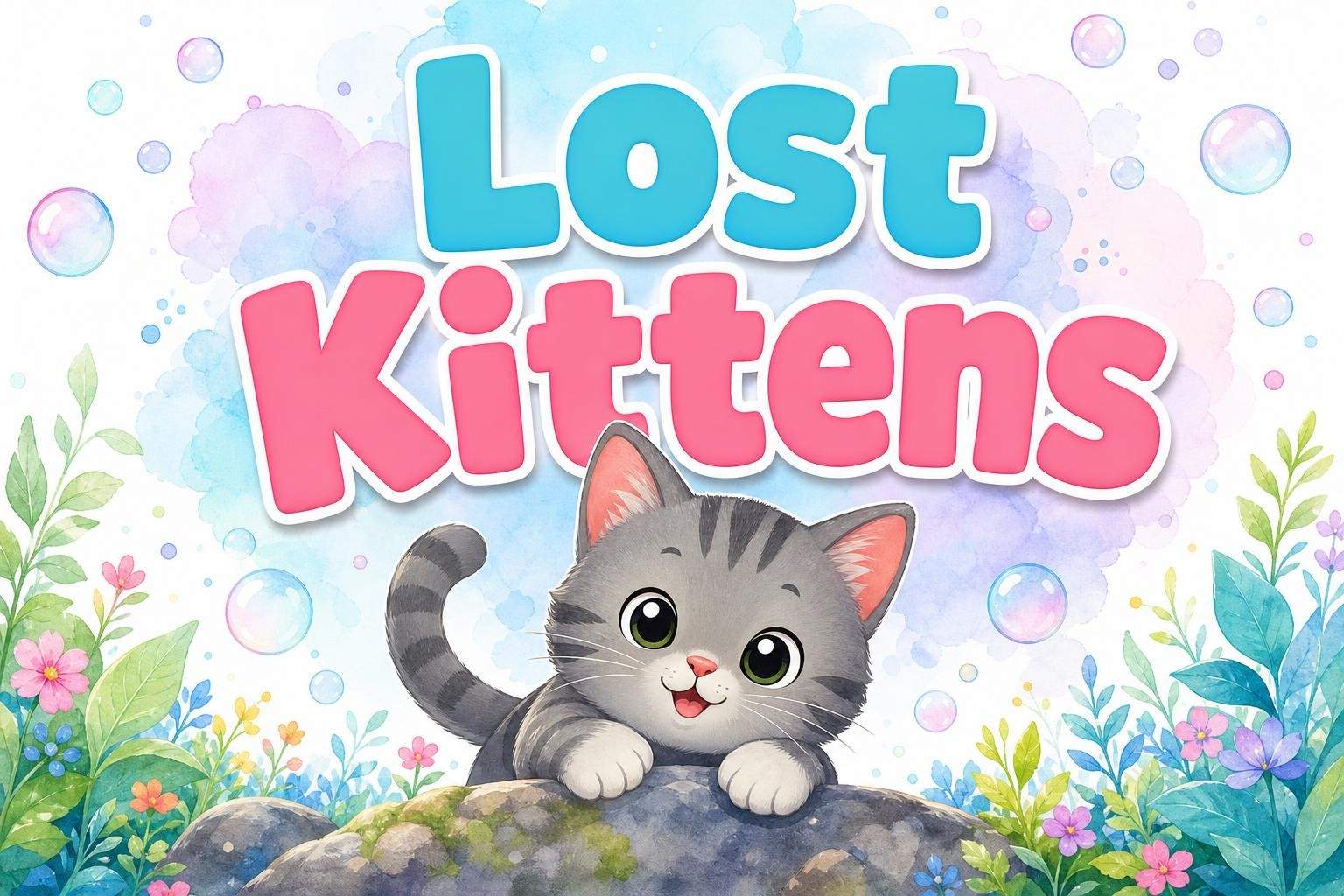Lost Kittens Math Games: Interactive Google Slides Escape Rooms