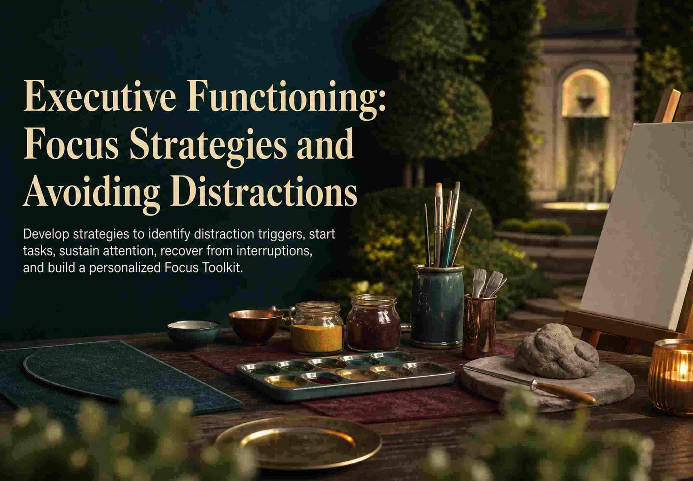 Executive Functioning: Focus Strategies and Avoiding Distractions