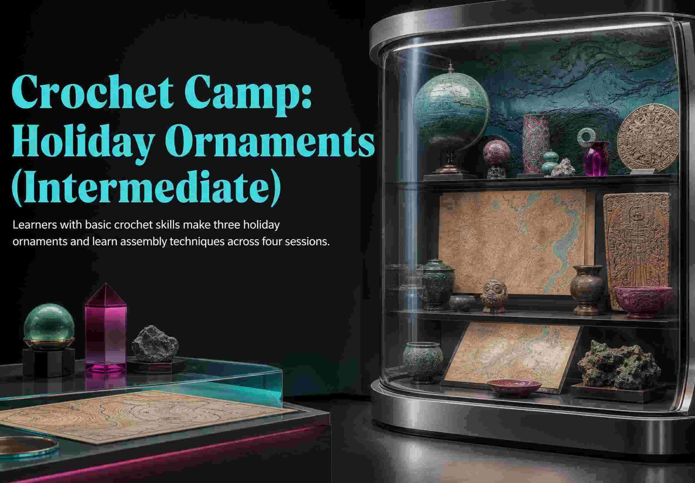 Crochet Camp: Holiday Ornaments (Intermediate)