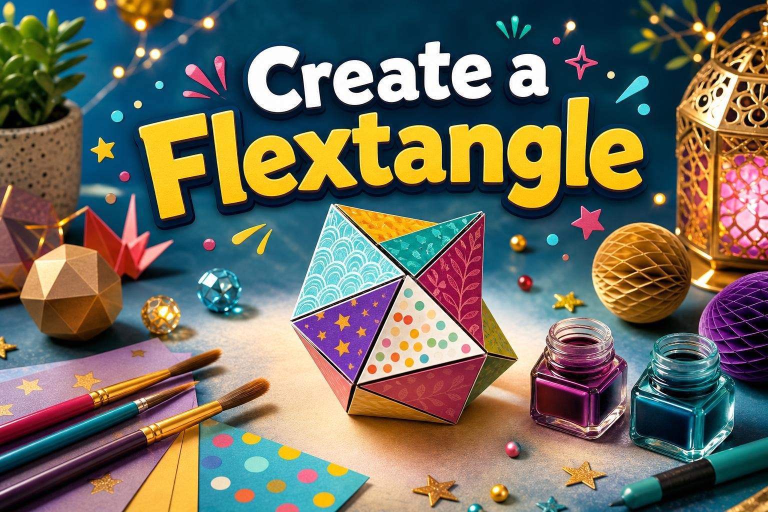 Create a Flextangle: Paper Toy Project