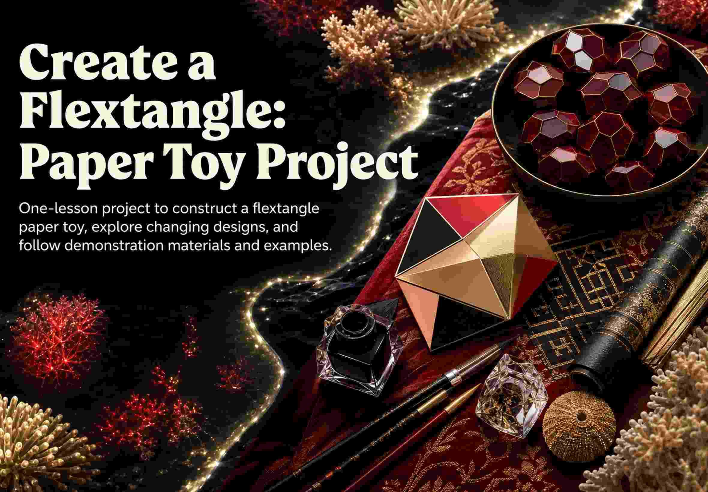 Create a Flextangle: Paper Toy Project