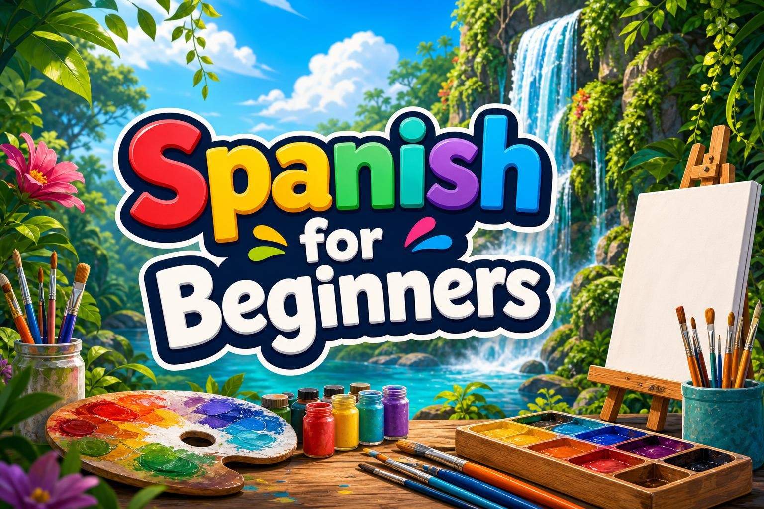 Spanish for Beginners Through Painting: Frida Kahlo Inspired
