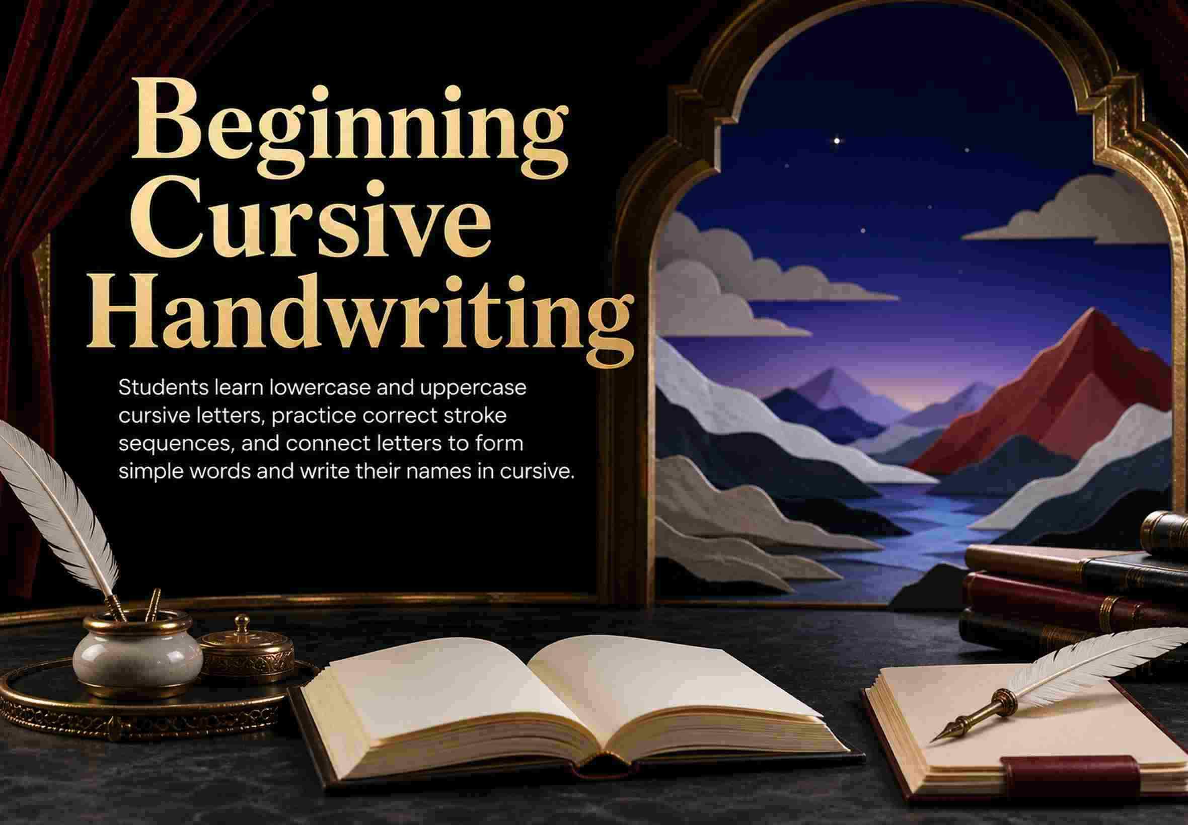 Beginning Cursive Handwriting