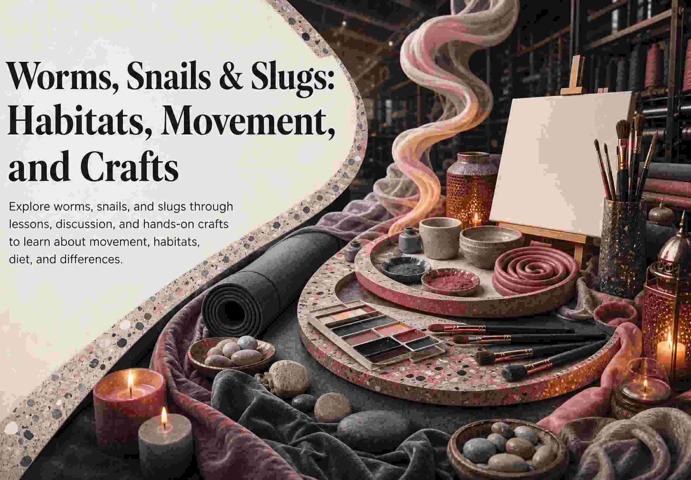 Worms, Snails & Slugs: Habitats, Movement, and Crafts