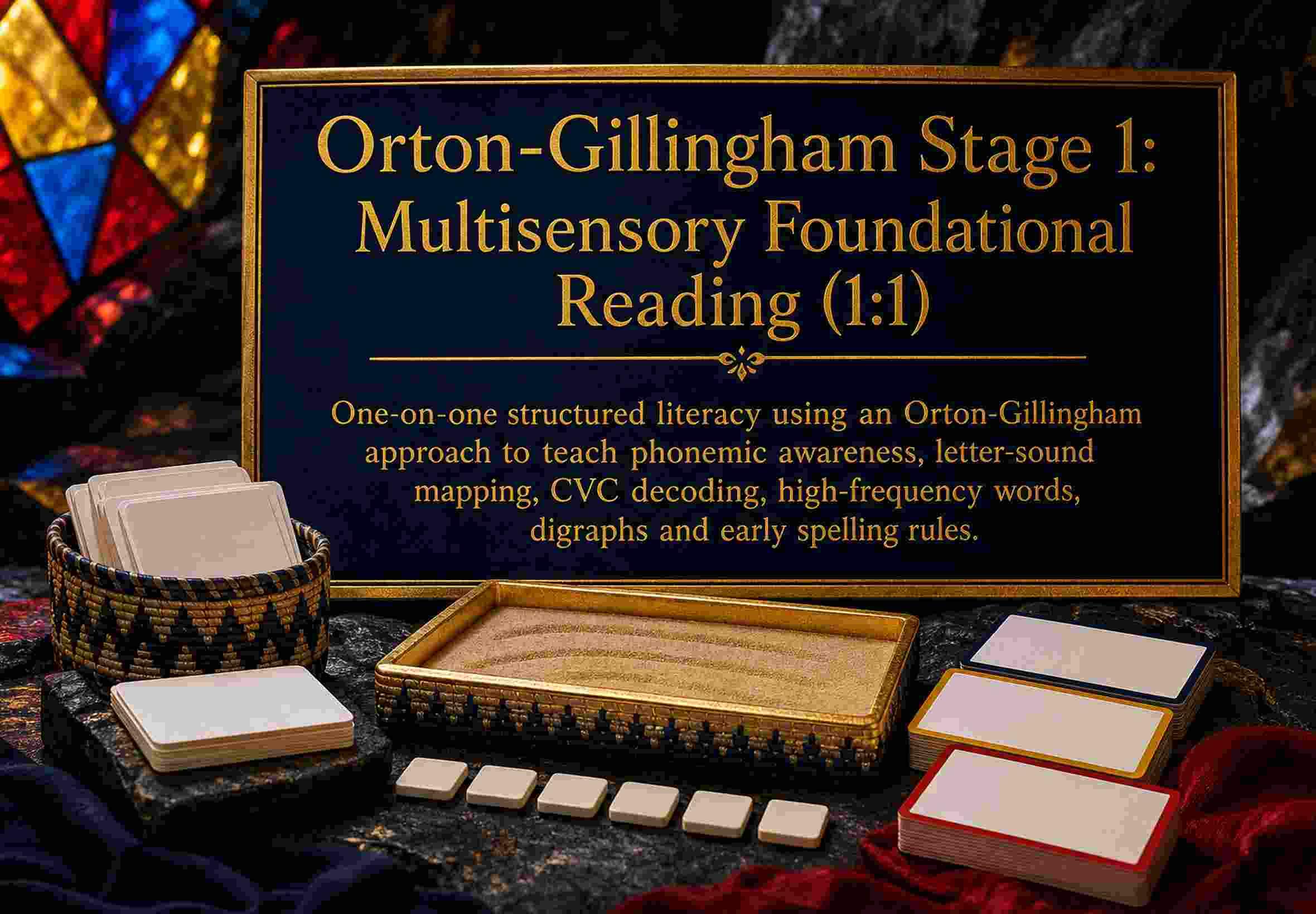 Orton-Gillingham Stage 1: Multisensory Foundational Reading (1:1)