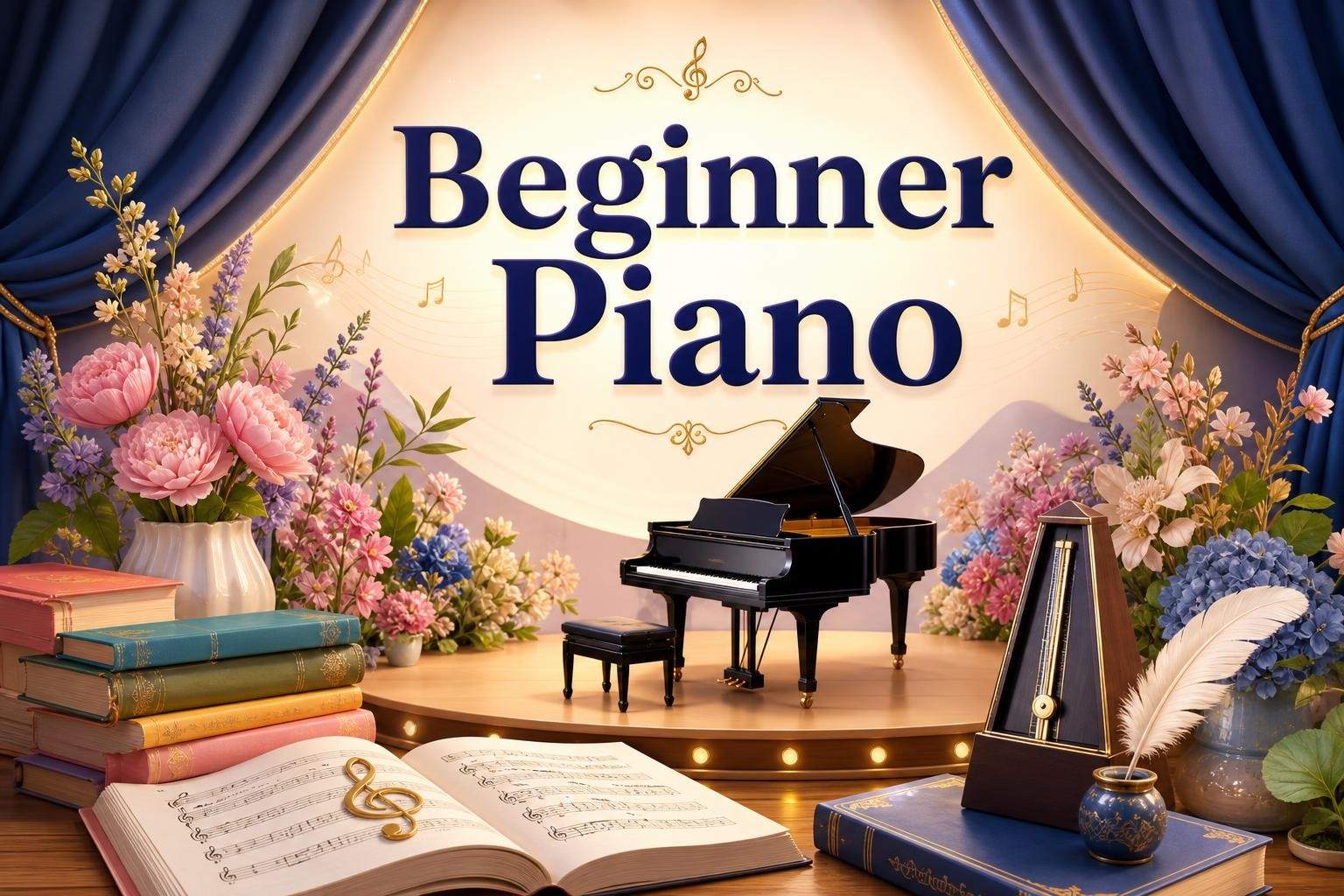 Beginner Piano: Hands-Together Technique, Reading, and Performance