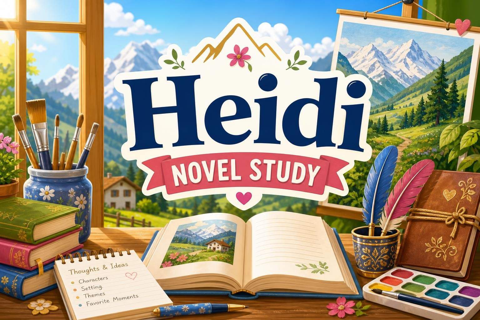 Heidi: Guided Novel Study and Creative Book Club
