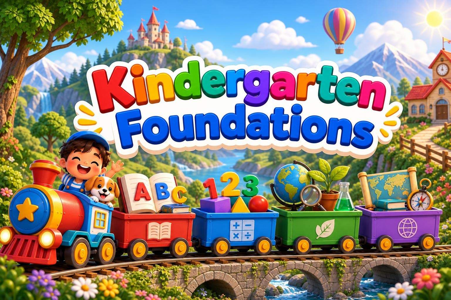 Kindergarten Foundations: Reading, Math, Science & Social Studies