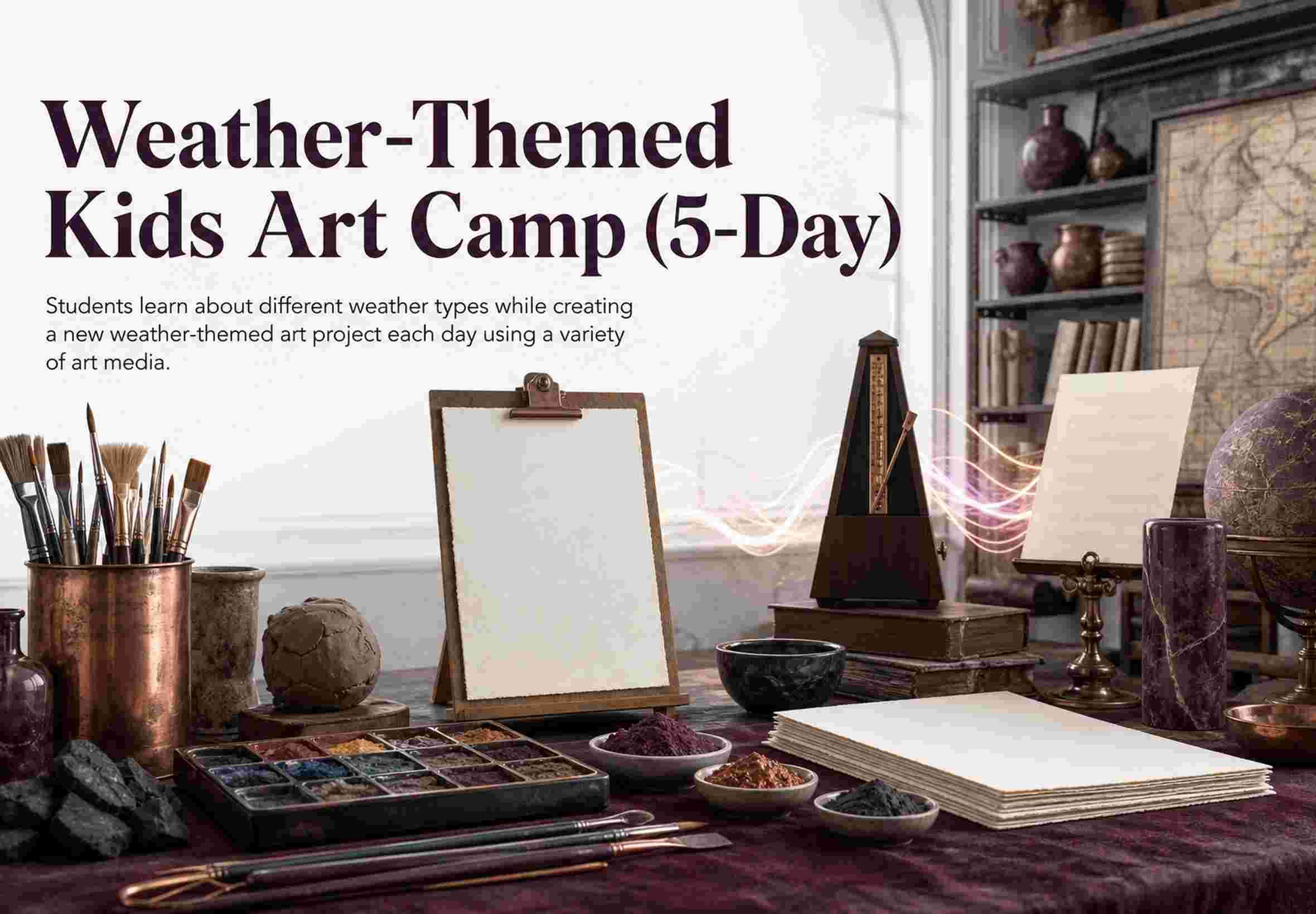 Weather-Themed Kids Art Camp (5-Day)