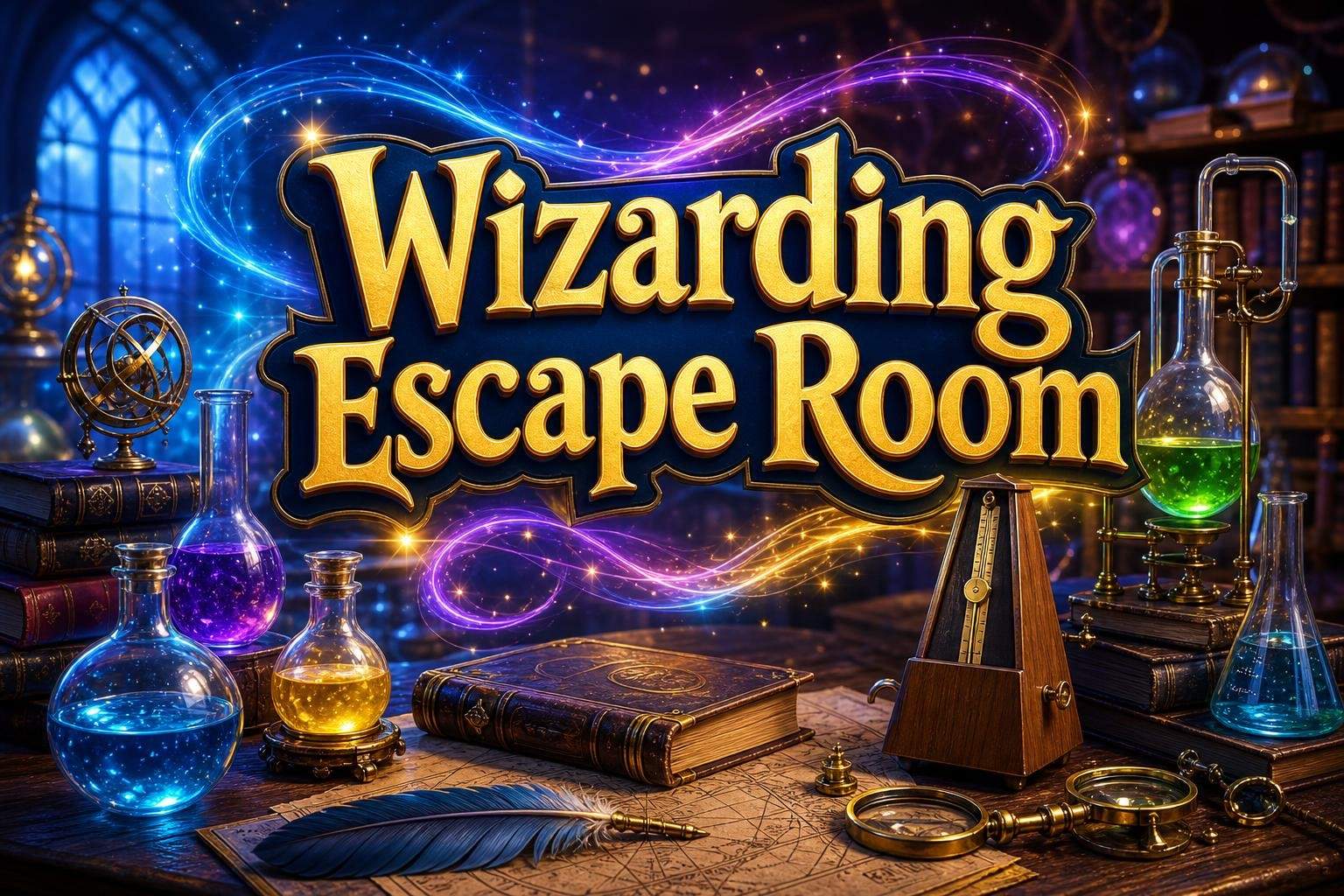 Wizarding Escape Room Camp: 4 Magical Mystery Puzzles