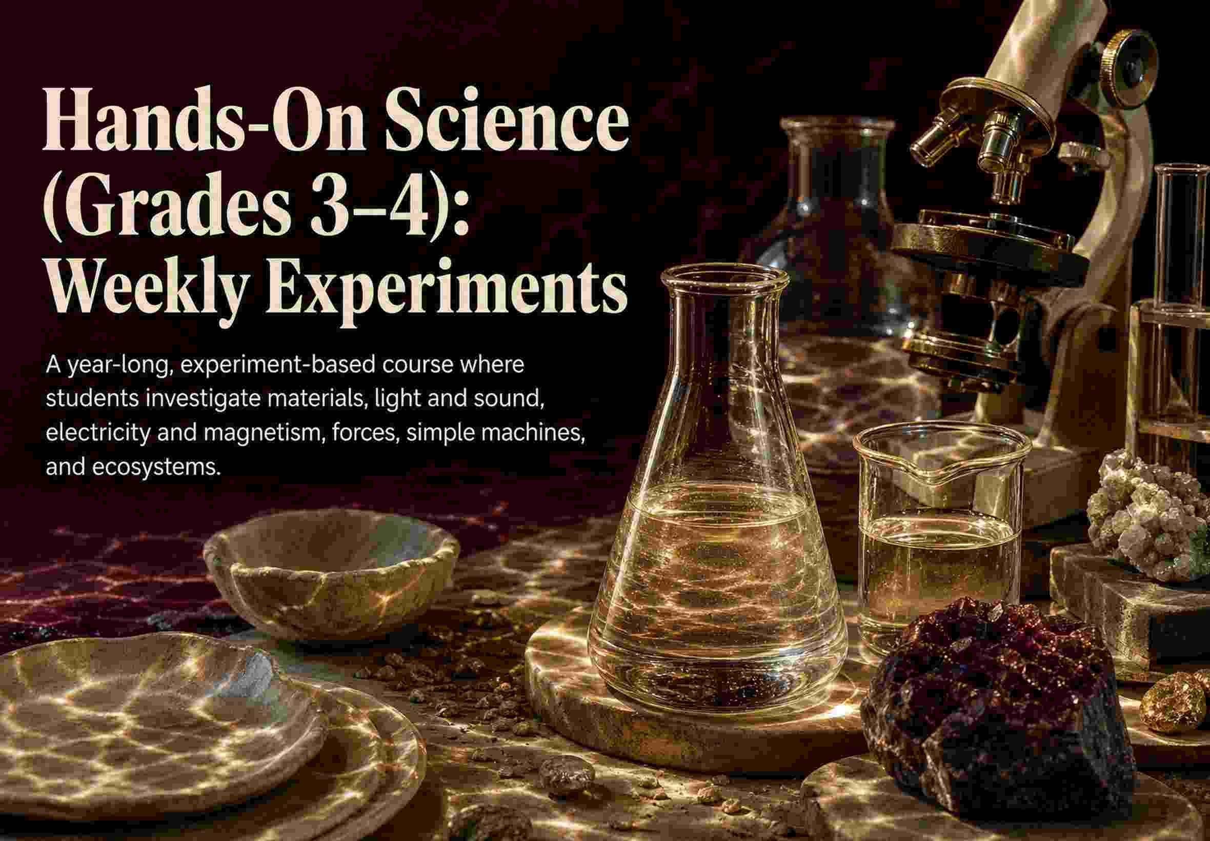 Hands-On Science (Grades 3–4): Weekly Experiments