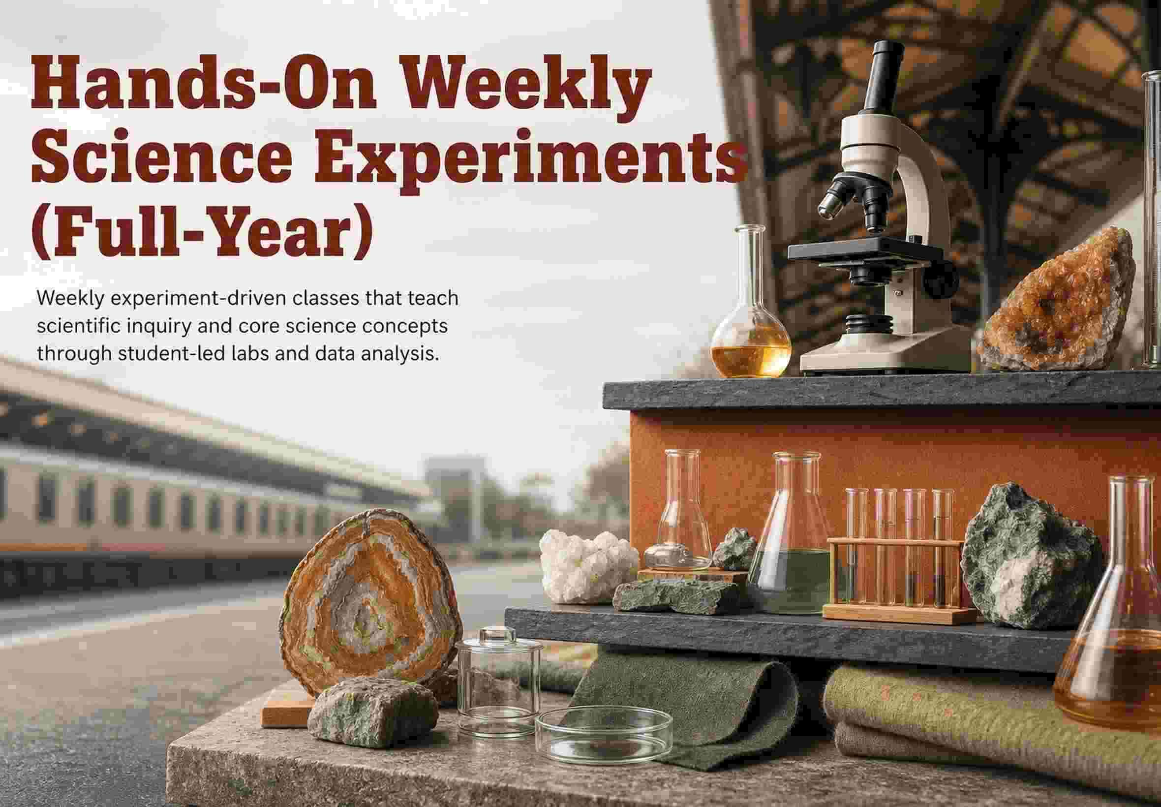 Hands-On Weekly Science Experiments (Full-Year)