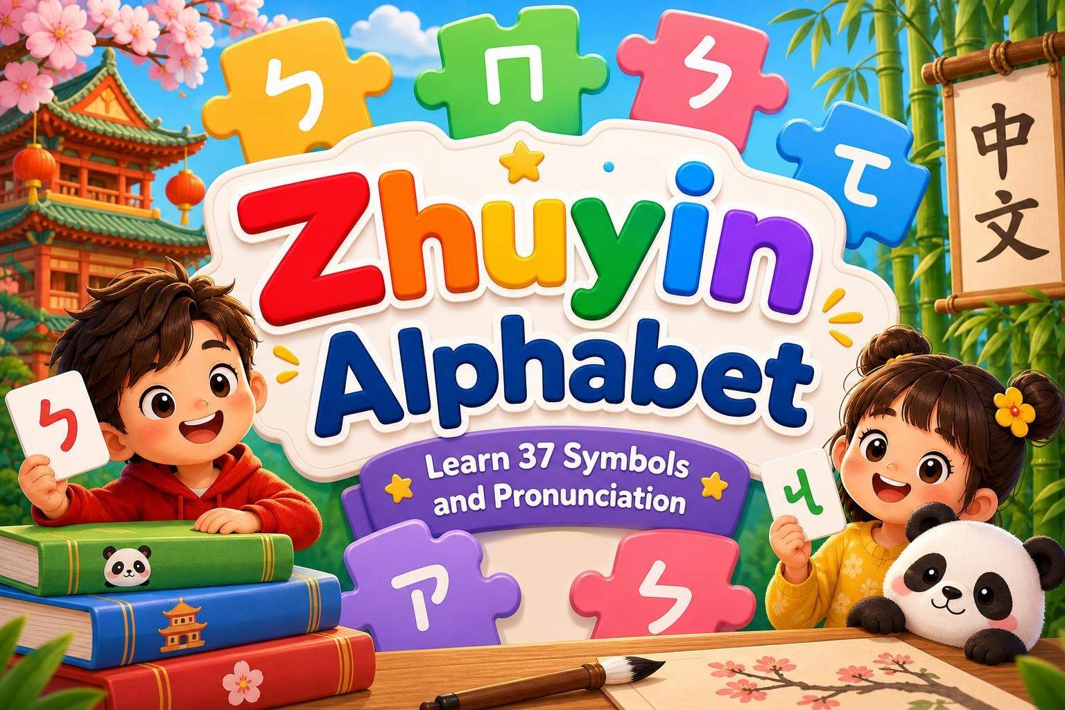 Zhuyin (Mandarin) Alphabet: Learn 37 Symbols and Pronunciation