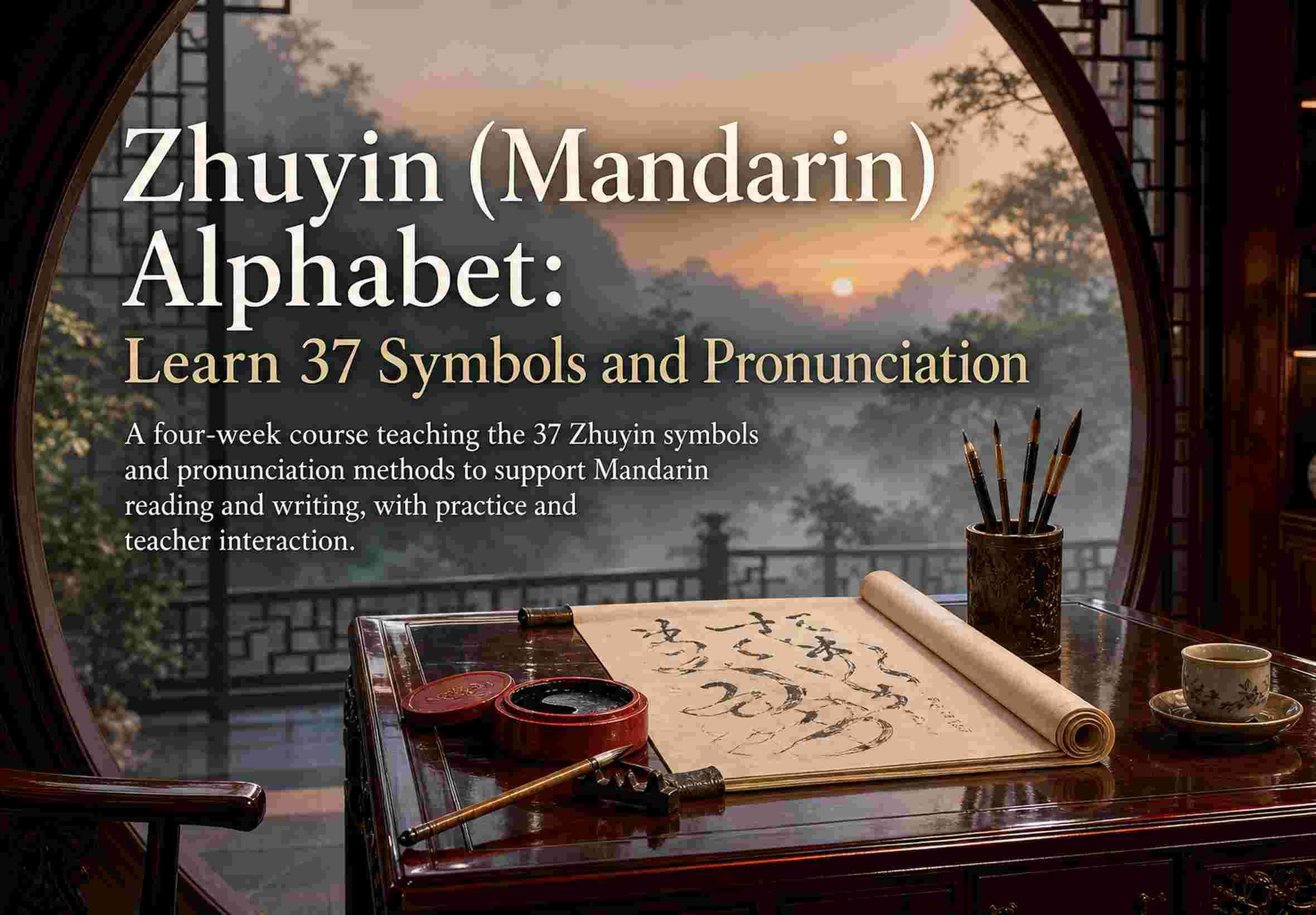 Zhuyin (Mandarin) Alphabet: Learn 37 Symbols and Pronunciation