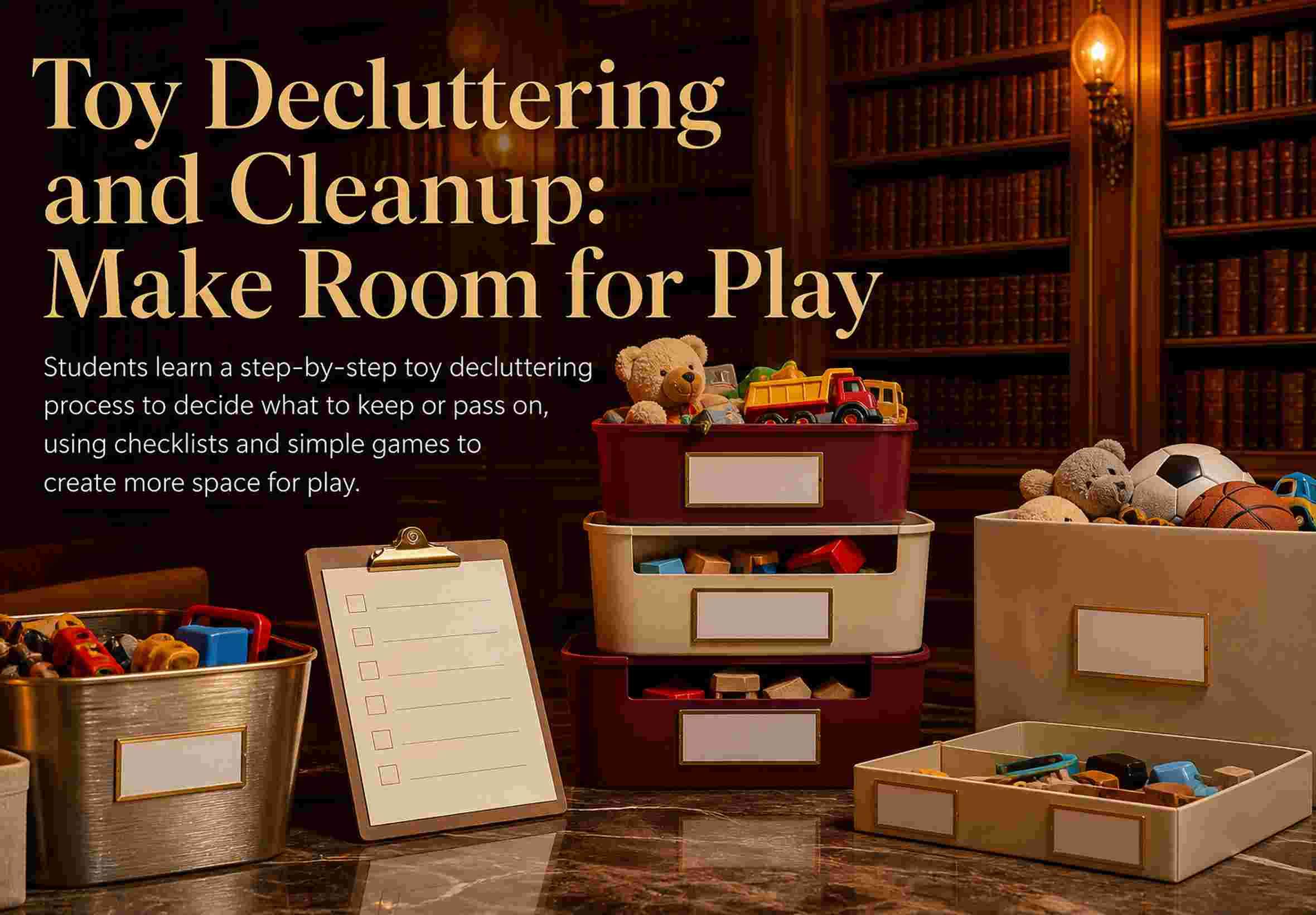 Toy Decluttering and Cleanup: Make Room for Play