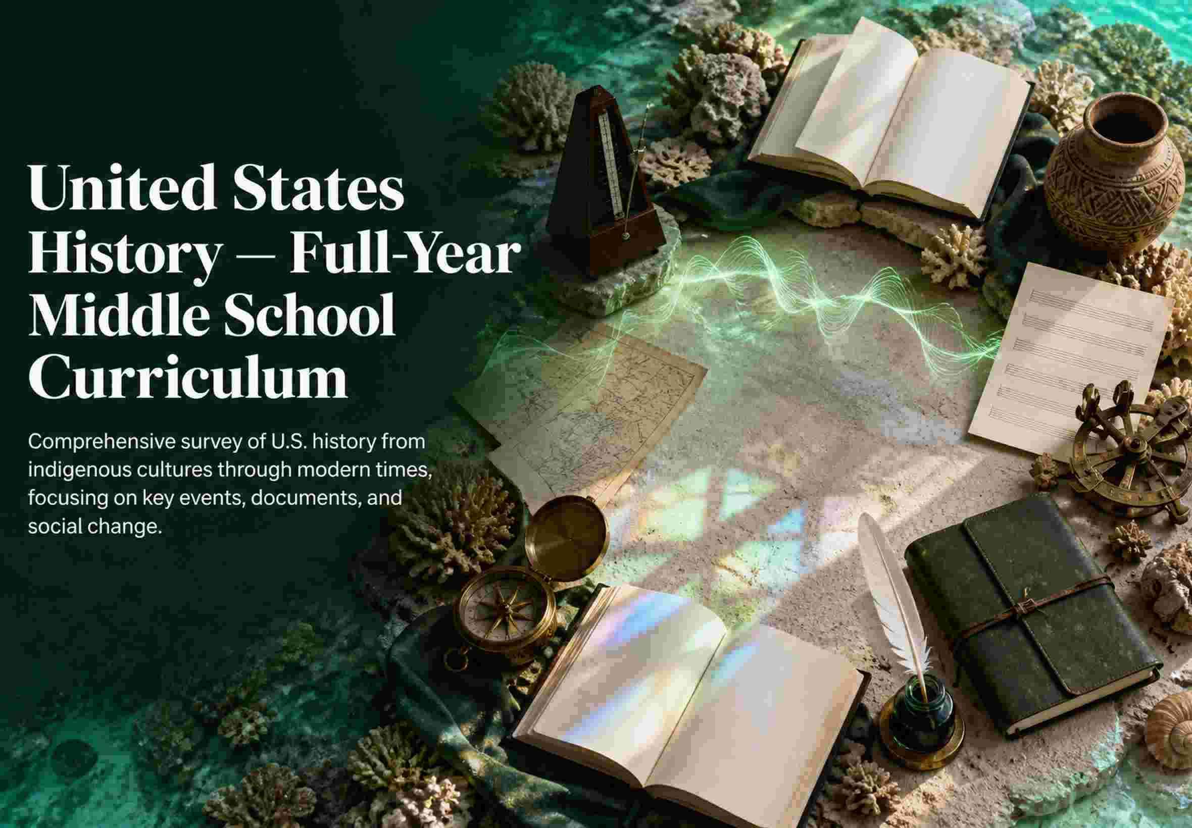 United States History — Full-Year Middle School Curriculum