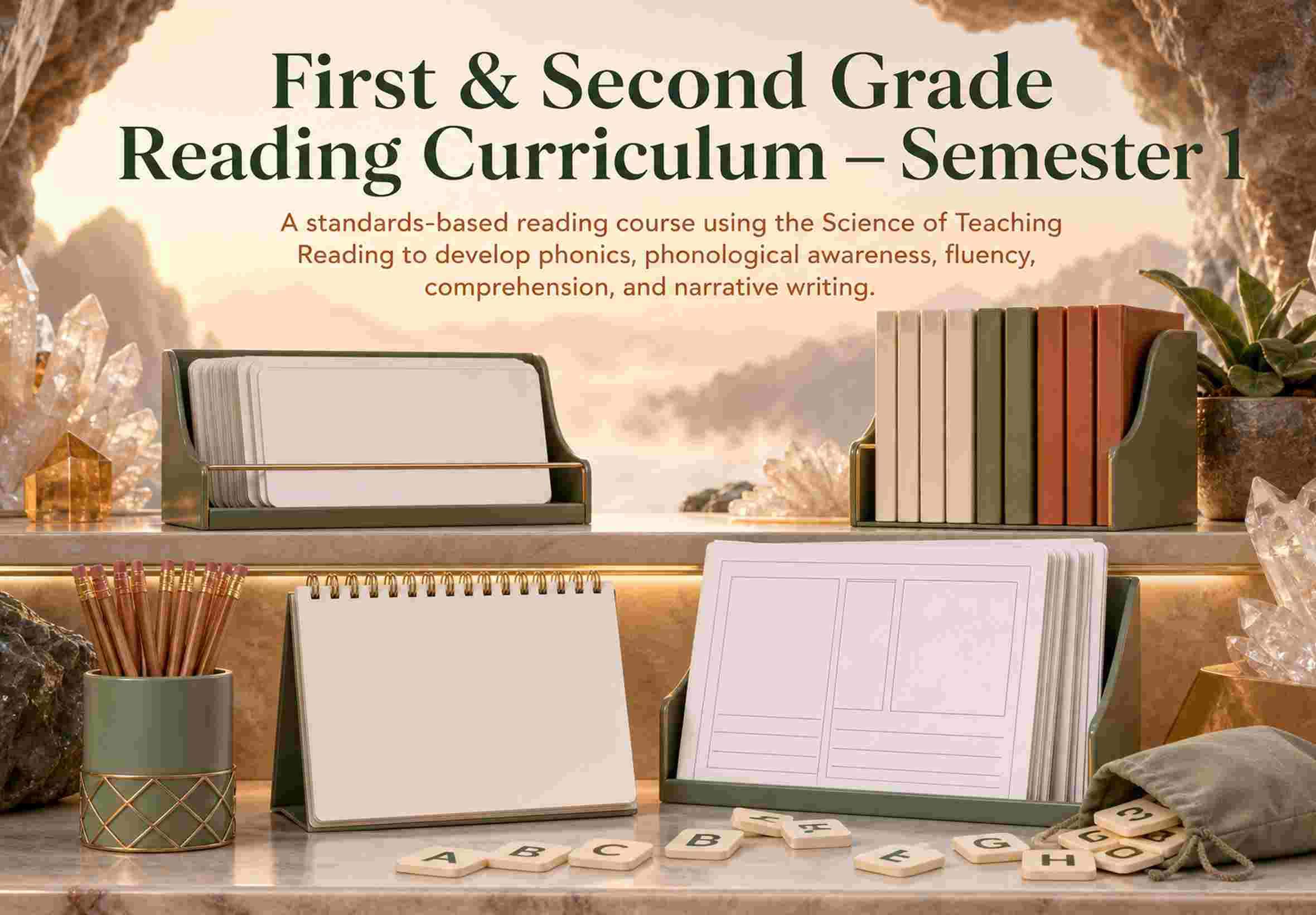 First & Second Grade Reading Curriculum — Semester 1