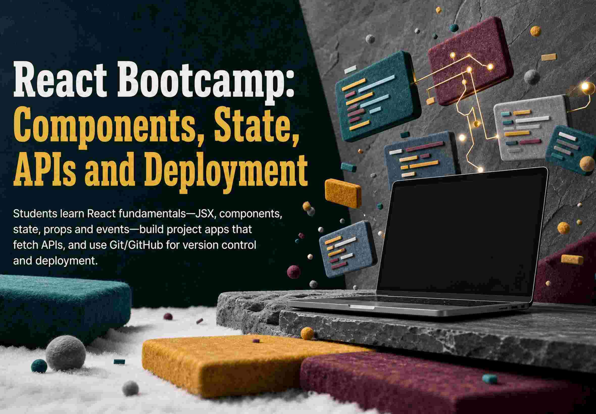 React Bootcamp: Components, State, APIs and Deployment