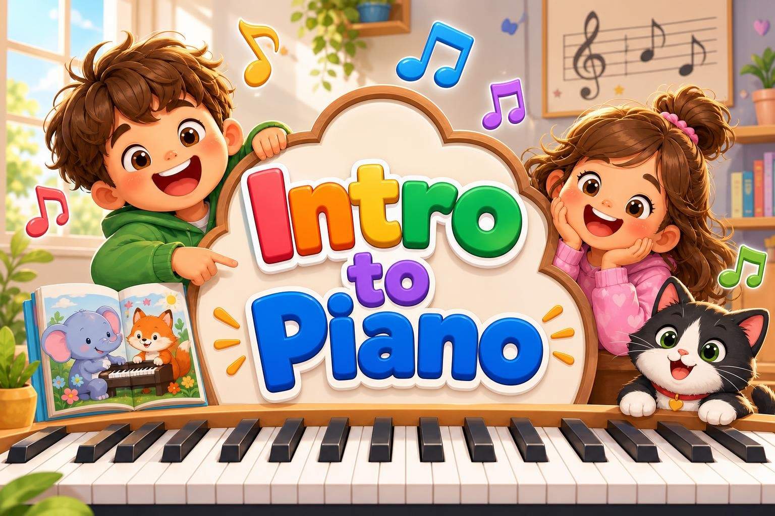 Intro to Piano Using Wunderkeys Primer Book 1