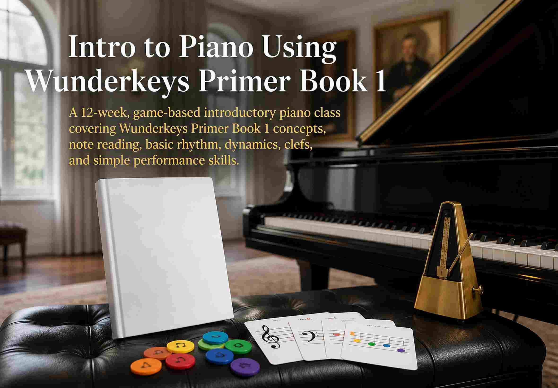 Intro to Piano Using Wunderkeys Primer Book 1