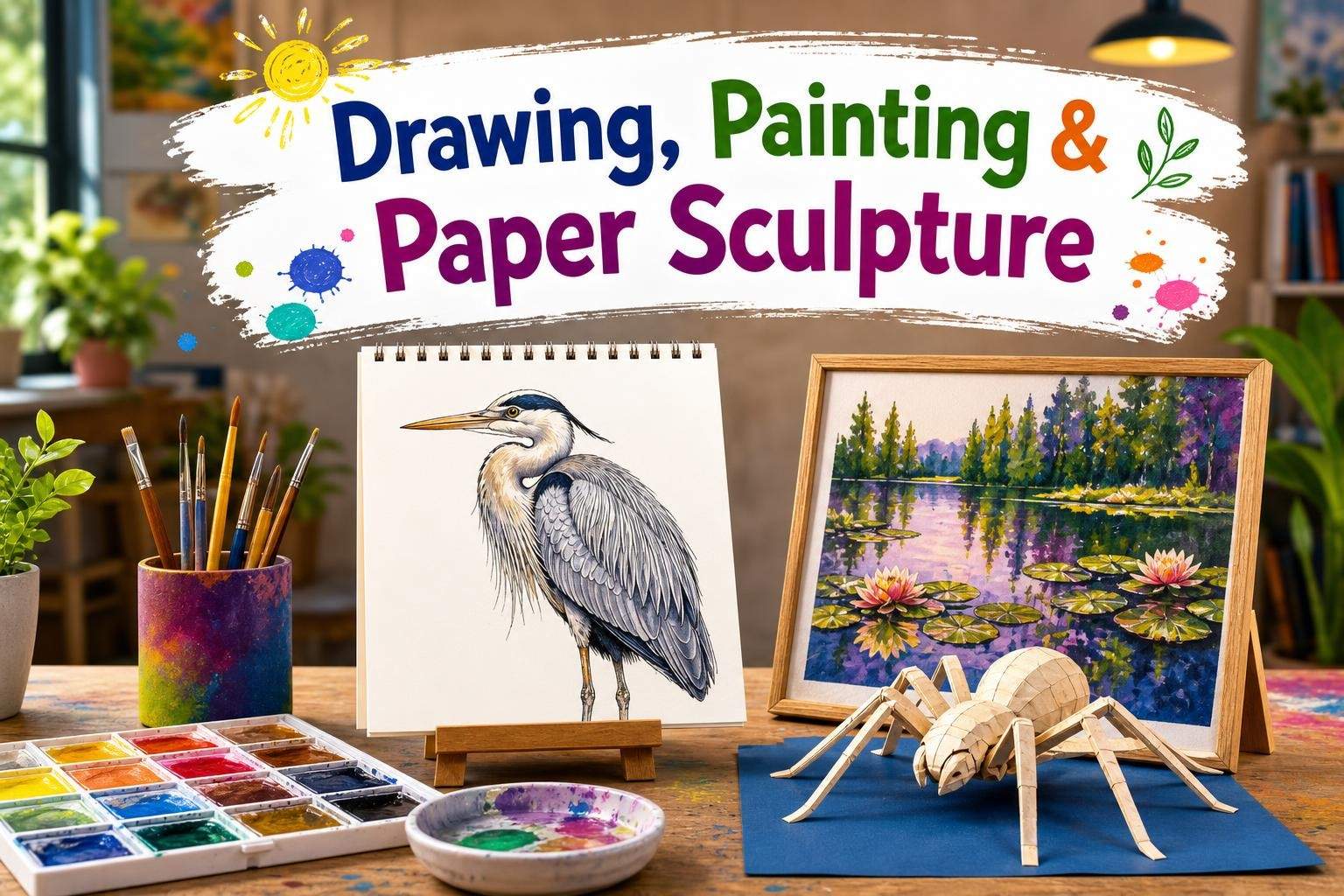 Drawing, Painting & Paper Sculpture — Level 2 Art
