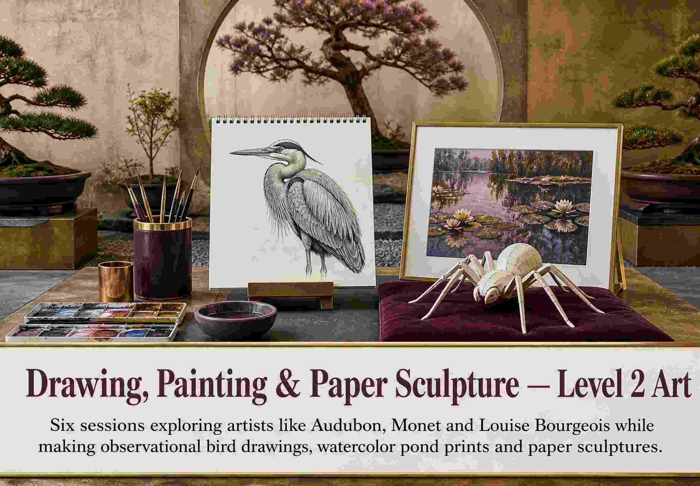 Drawing, Painting & Paper Sculpture — Level 2 Art