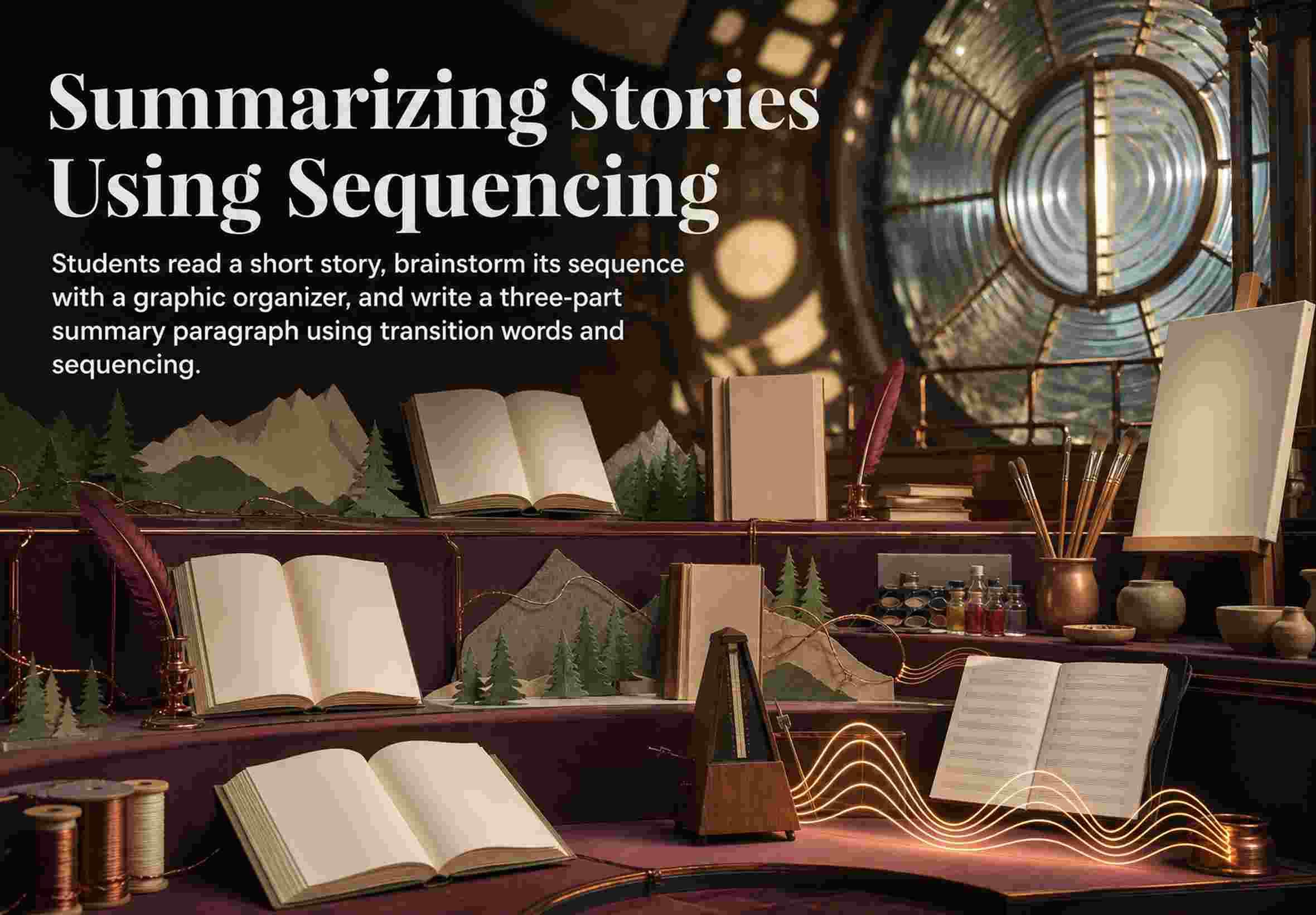Summarizing Stories Using Sequencing