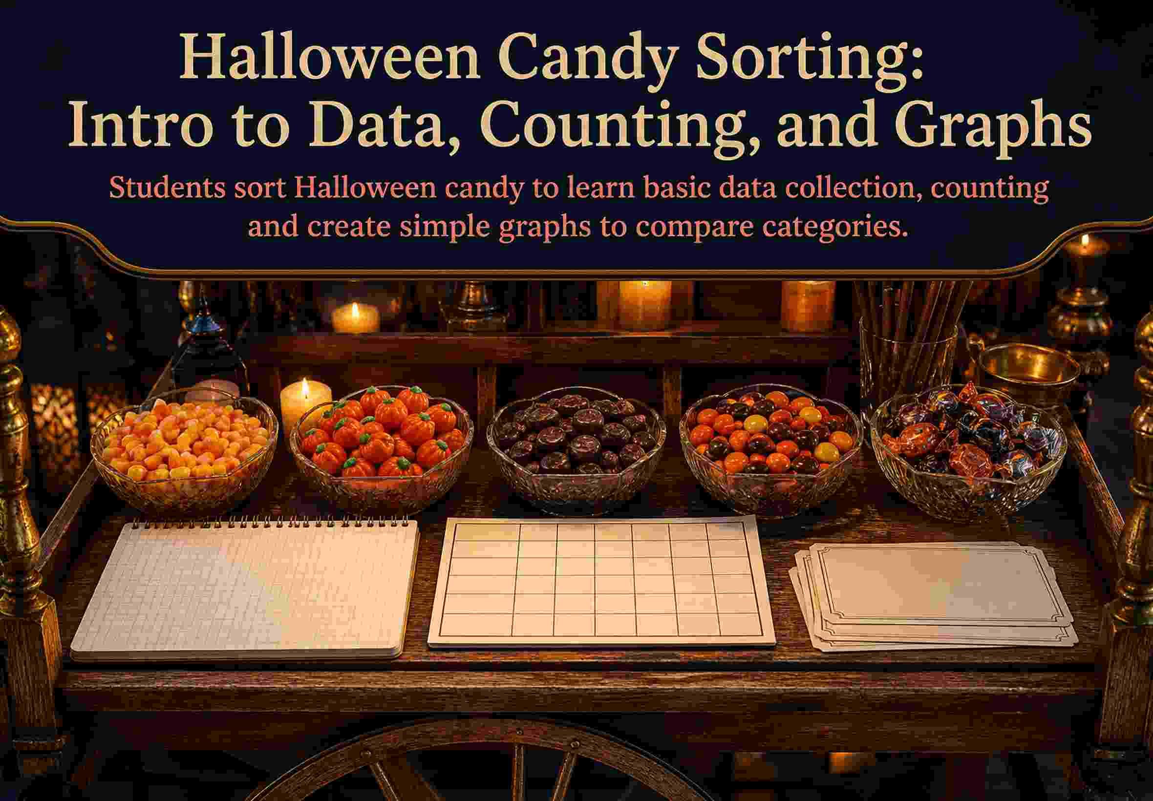 Halloween Candy Sorting: Intro to Data, Counting, and Graphs