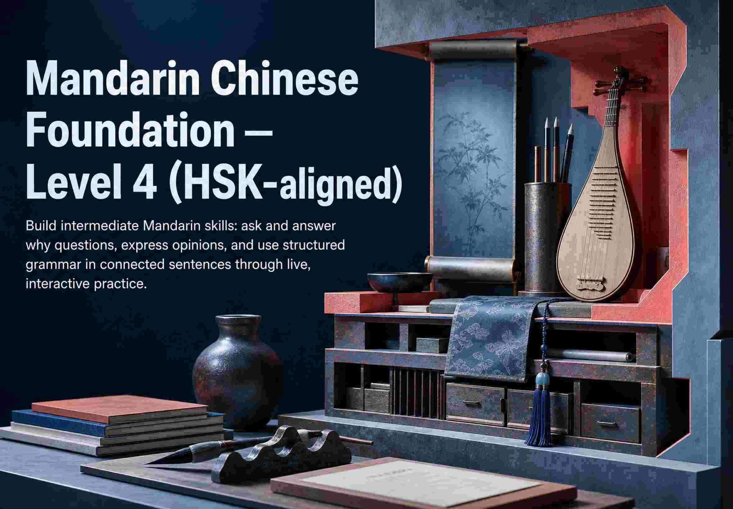 Mandarin Chinese Foundation — Level 4 (HSK-aligned)
