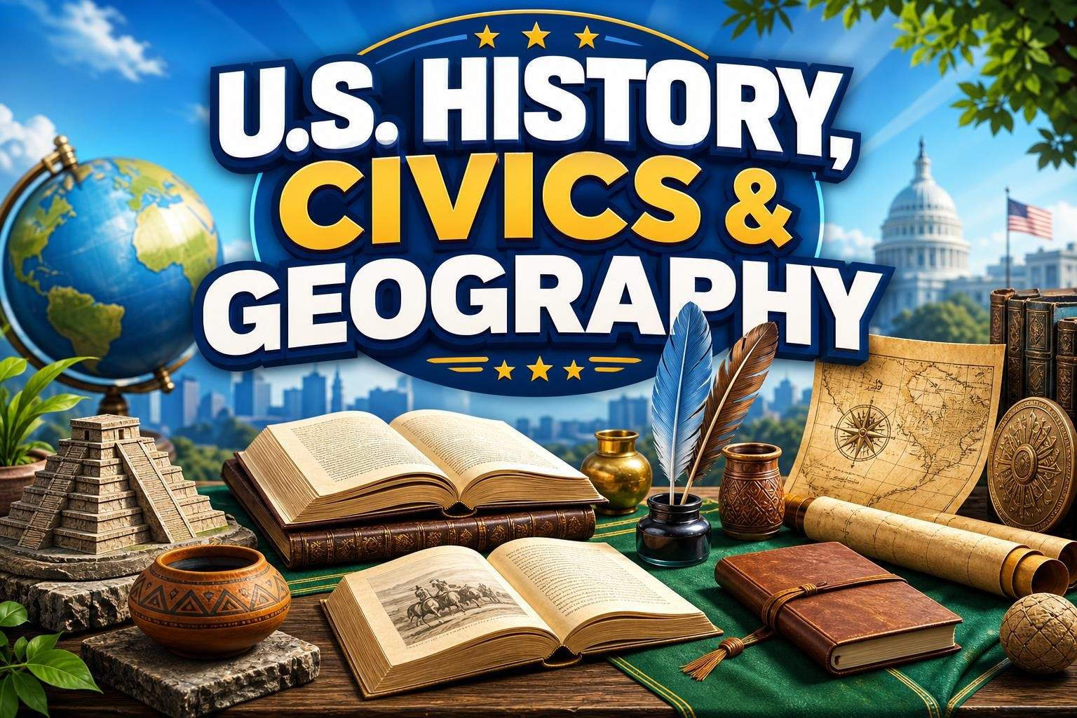 5th Grade Social Studies: U.S. History, Civics & Geography