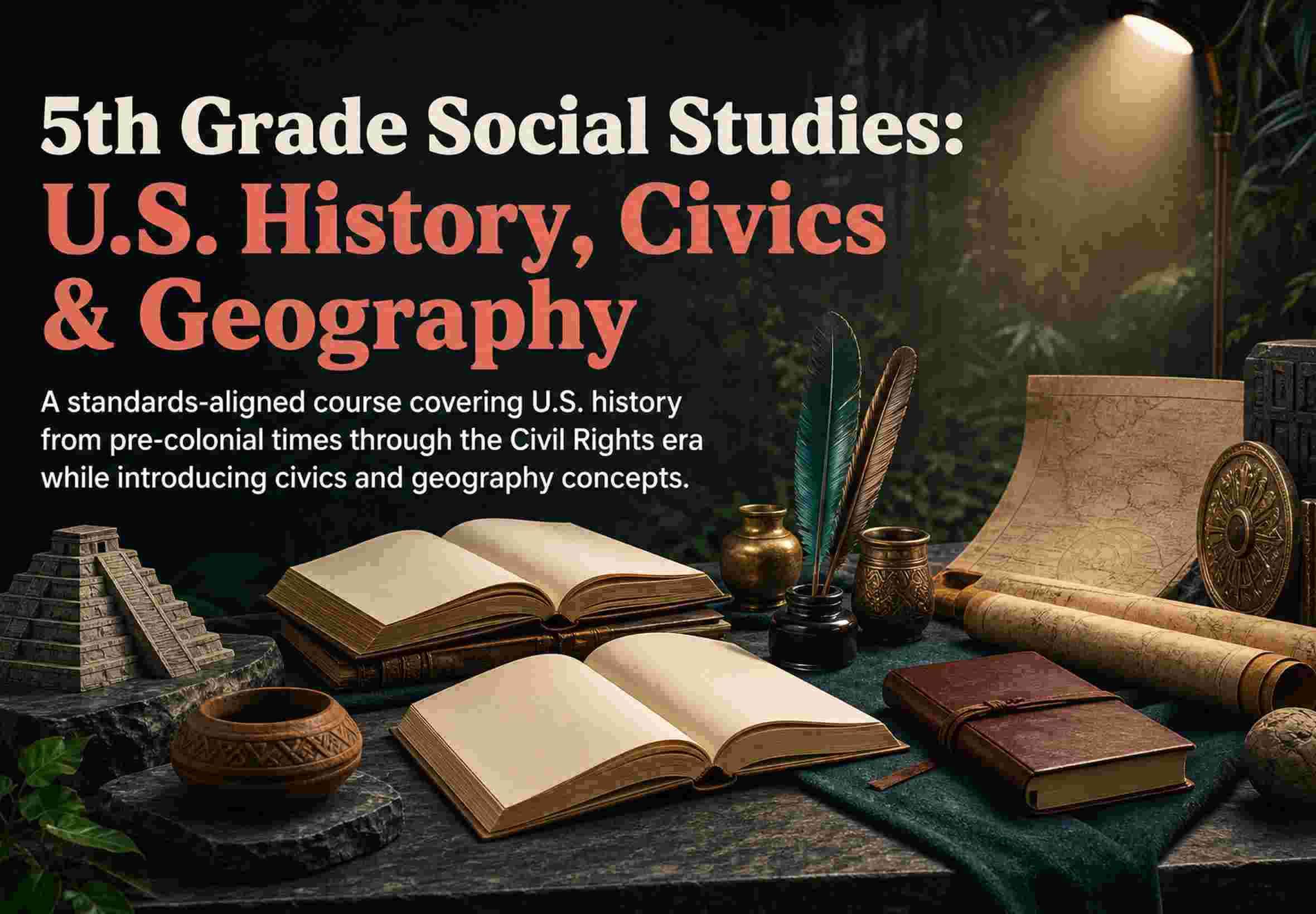 5th Grade Social Studies: U.S. History, Civics & Geography