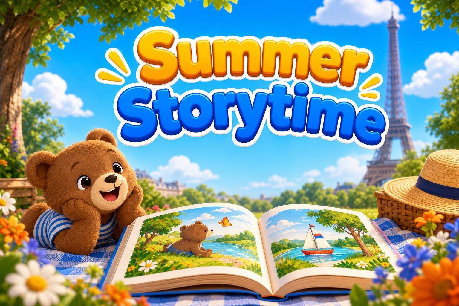 Summer Storytime in French: Petit Ours Brun Read-Aloud Series