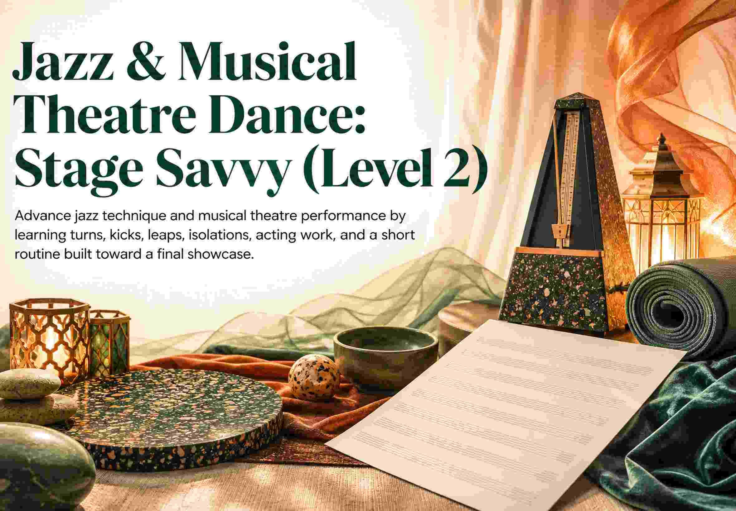 Jazz & Musical Theatre Dance: Stage Savvy (Level 2)