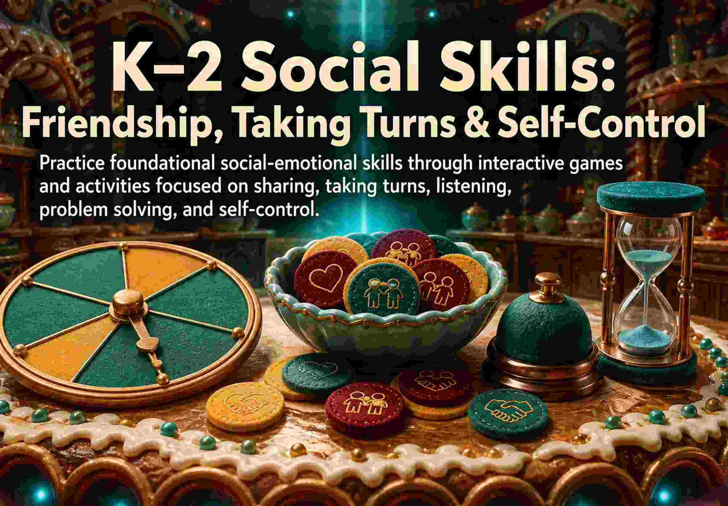 K–2 Social Skills: Friendship, Taking Turns & Self-Control