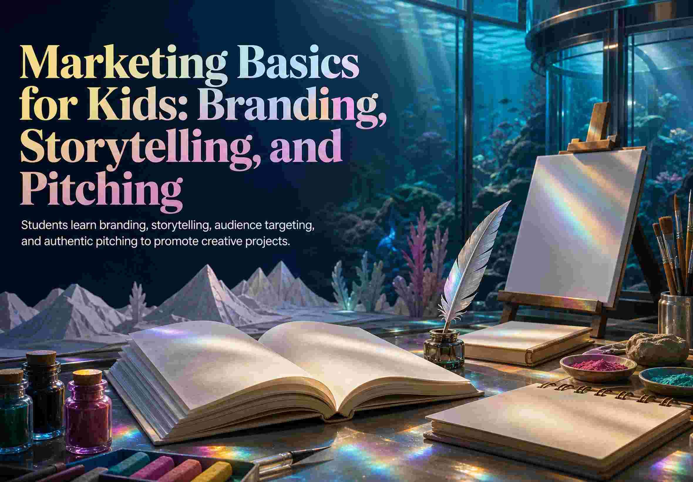 Marketing Basics for Kids: Branding, Storytelling, and Pitching