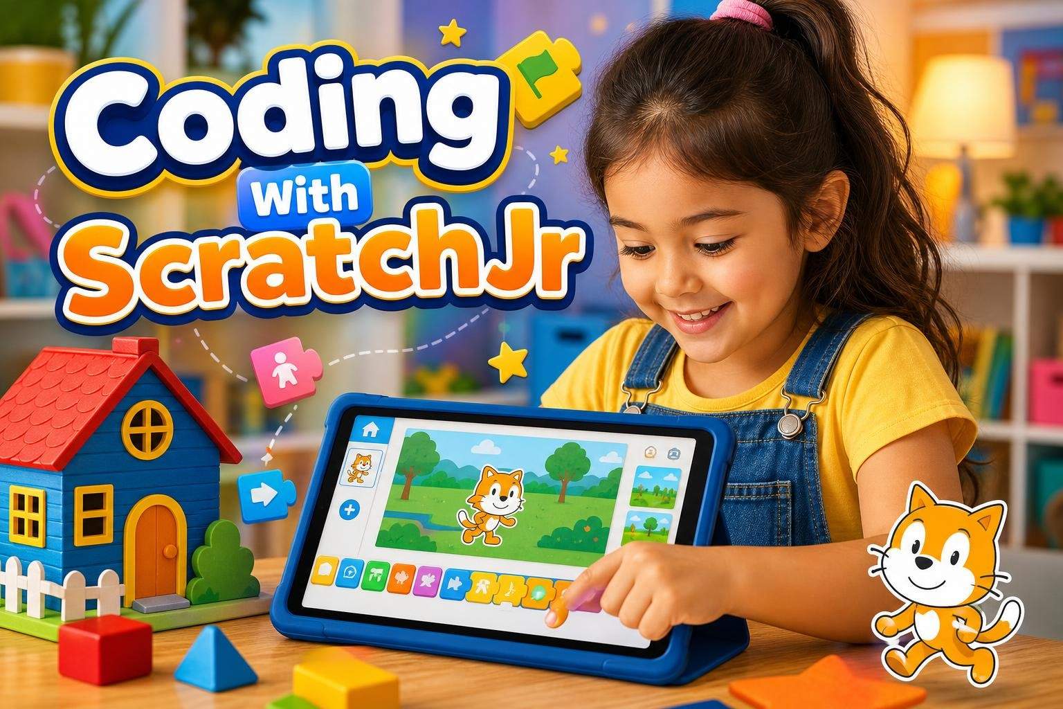 Coding with ScratchJr: Interactive Stories and Games