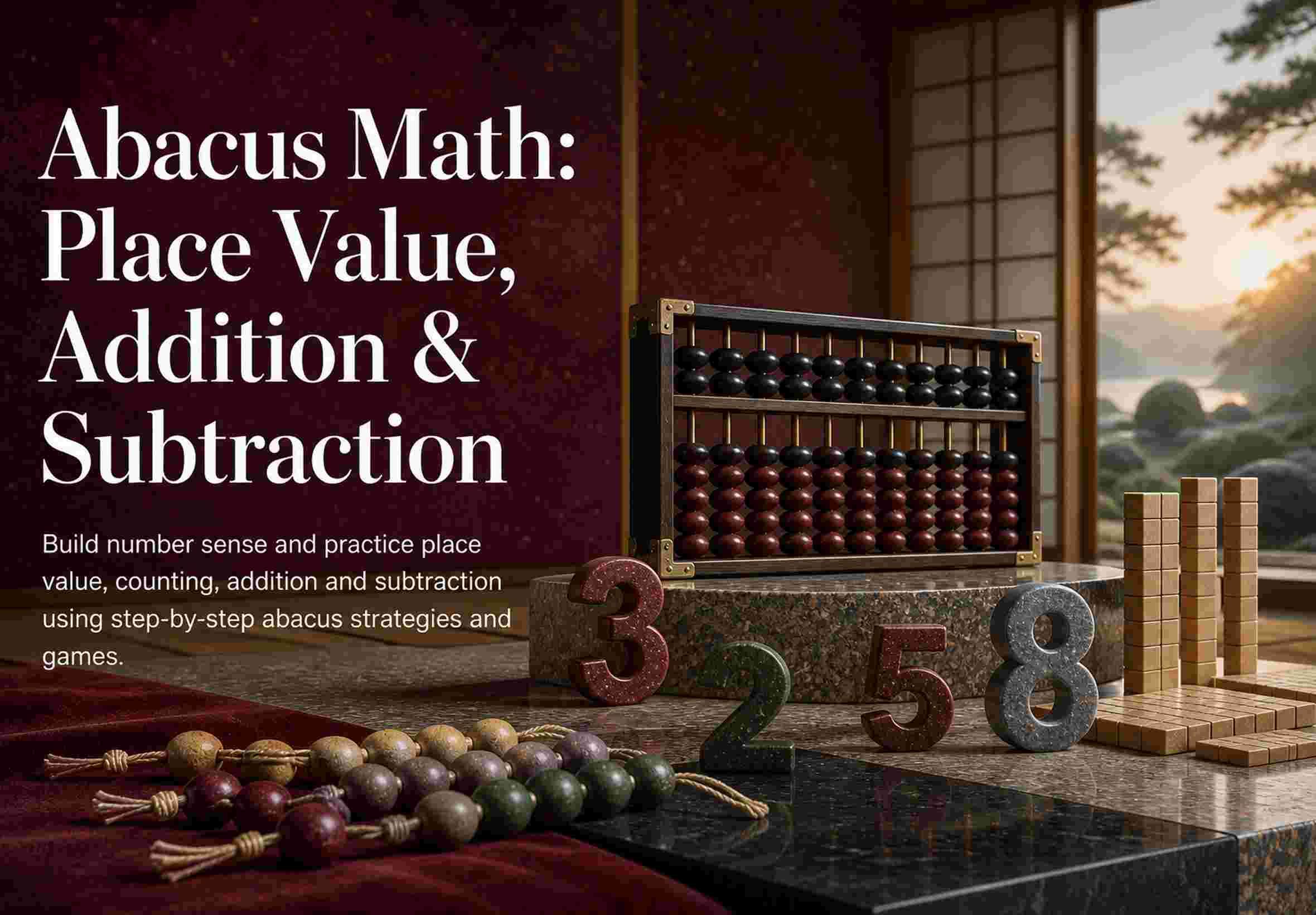Abacus Math: Place Value, Addition & Subtraction