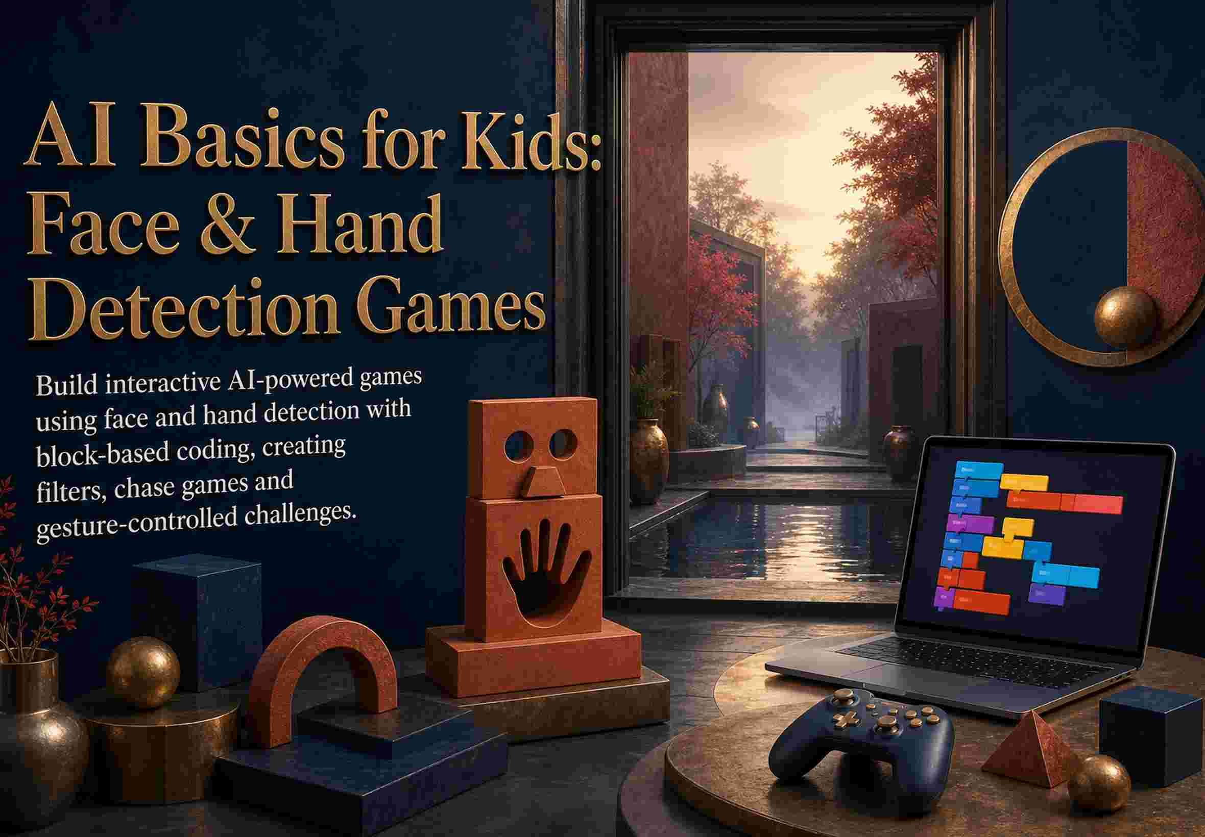 AI Basics for Kids: Face & Hand Detection Games