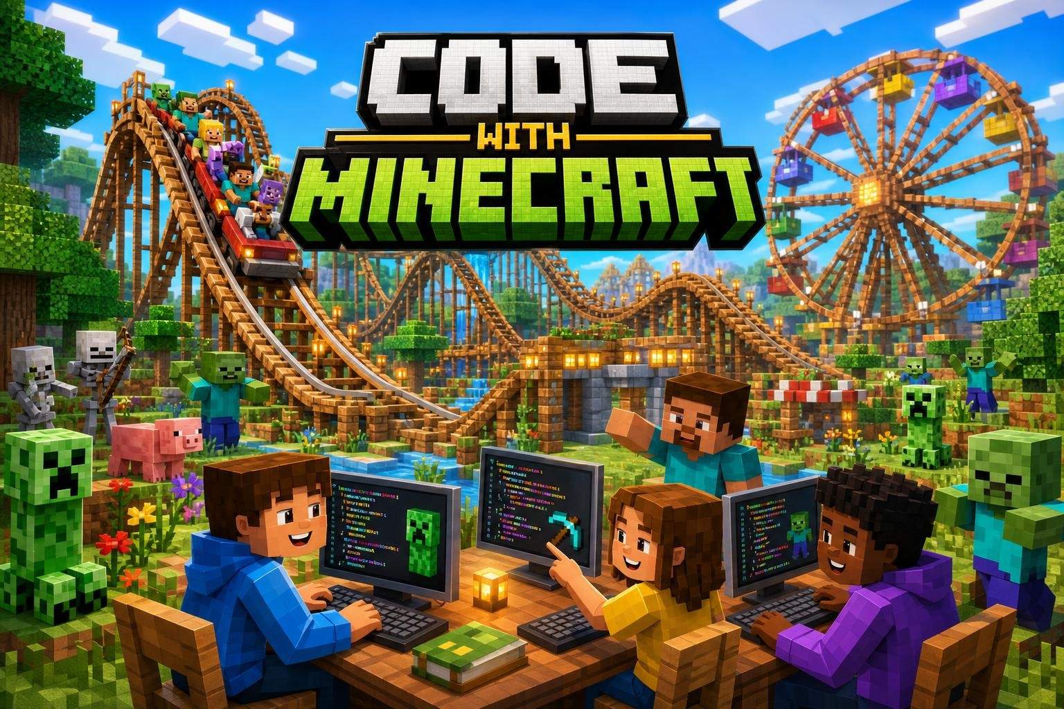 Minecraft Education: Beginner Coding and Creative Builds