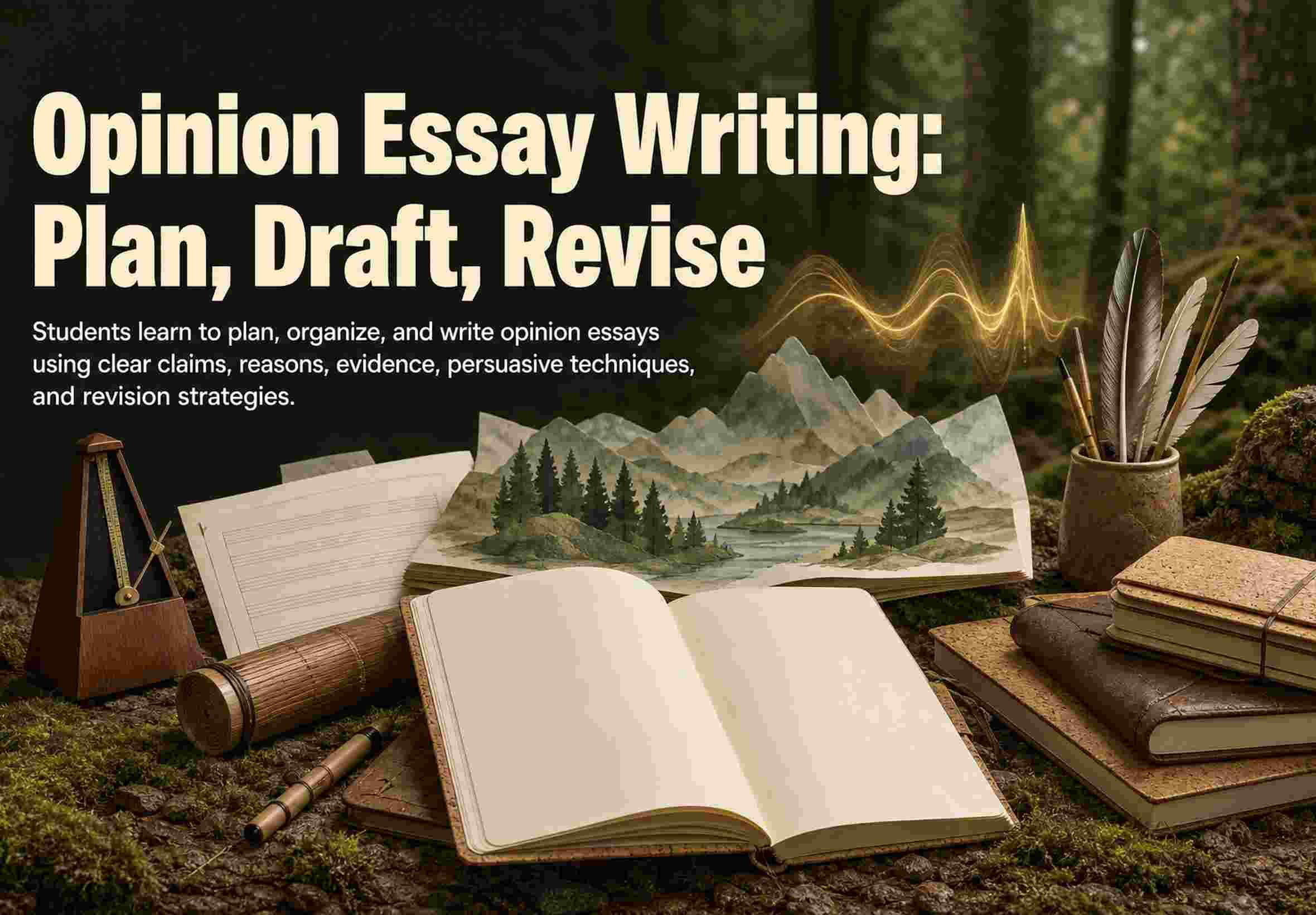 Opinion Essay Writing: Plan, Draft, Revise