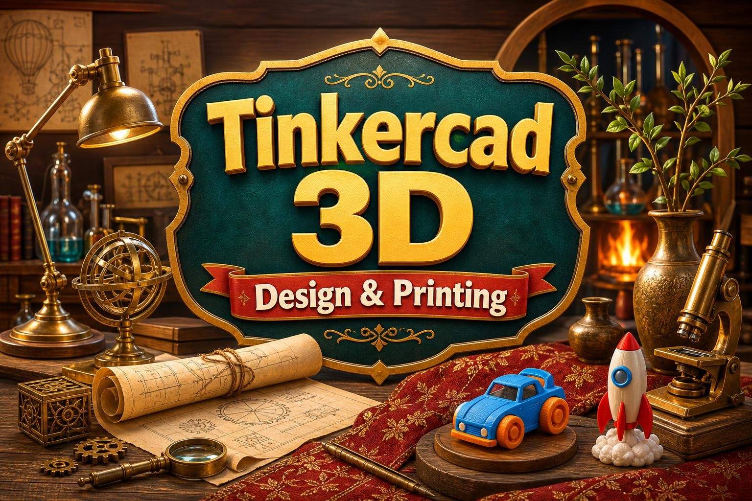 Tinkercad 3D Design & Printing: Toys, Gadgets, Prototypes