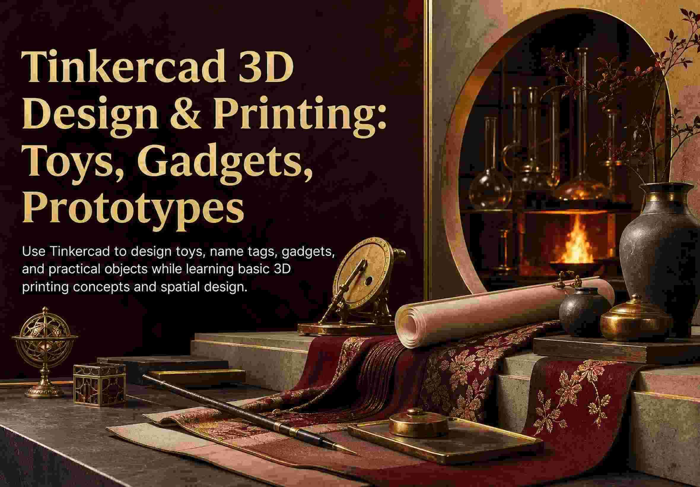 Tinkercad 3D Design & Printing: Toys, Gadgets, Prototypes