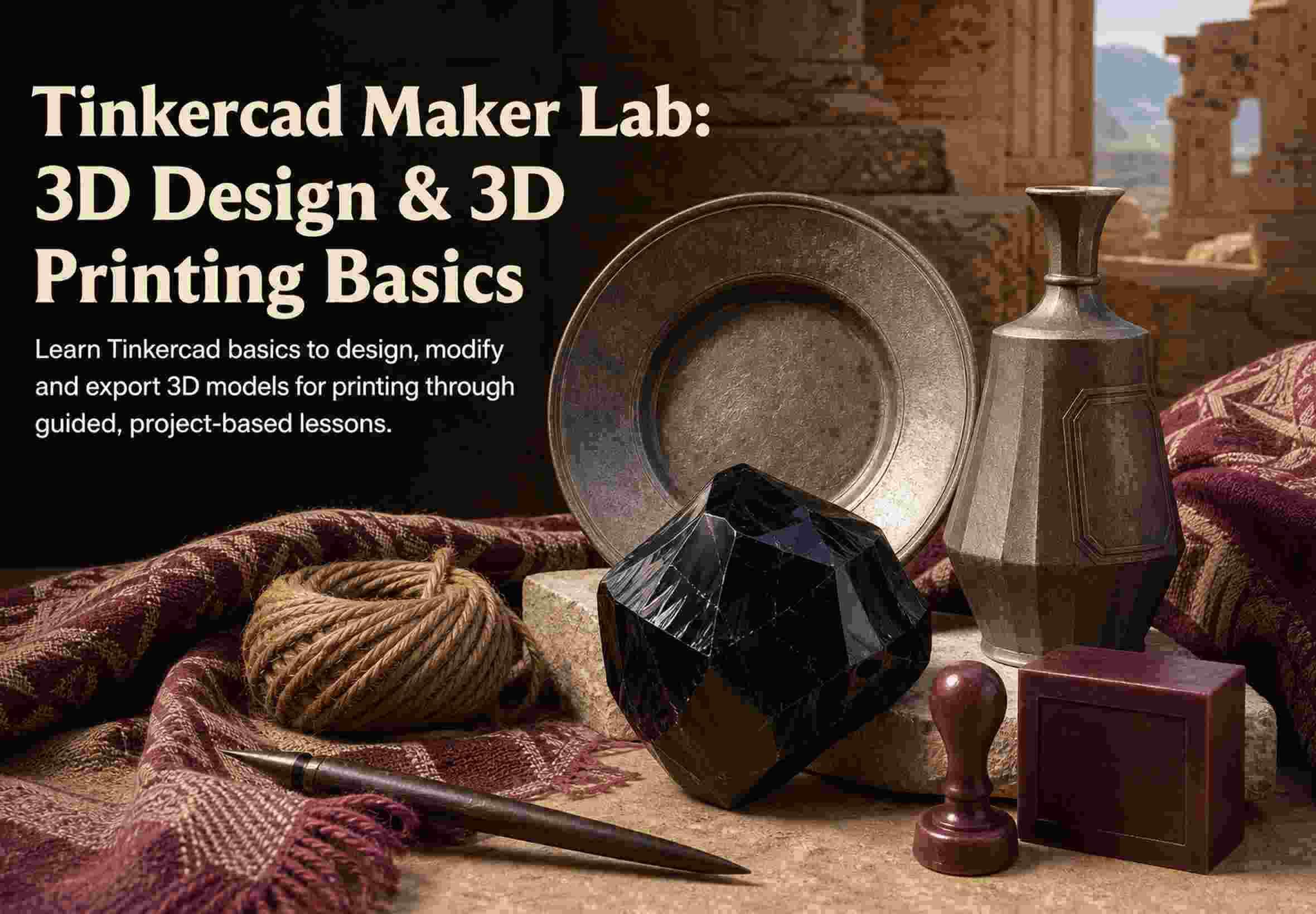 Tinkercad Maker Lab: 3D Design & 3D Printing Basics