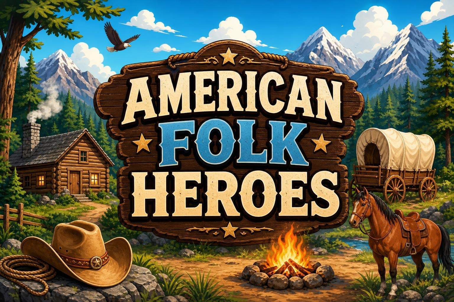 American Folk Heroes and Tall Tales