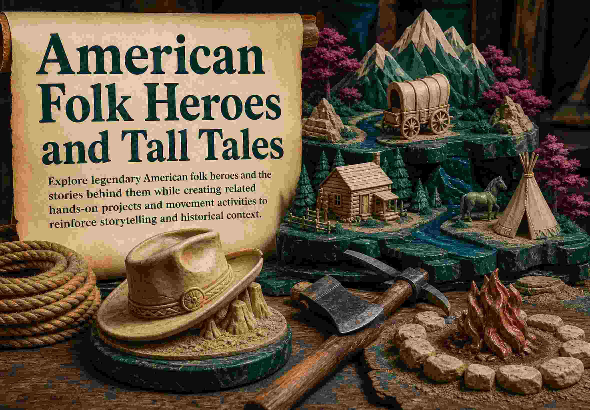 American Folk Heroes and Tall Tales
